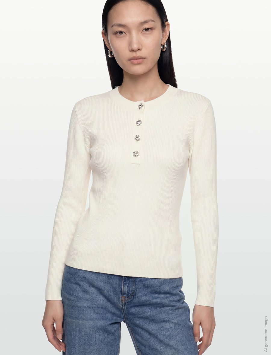 Copenhagen Muse - CMVERAN-PULLOVER - gebreide truien - jet stream - 3