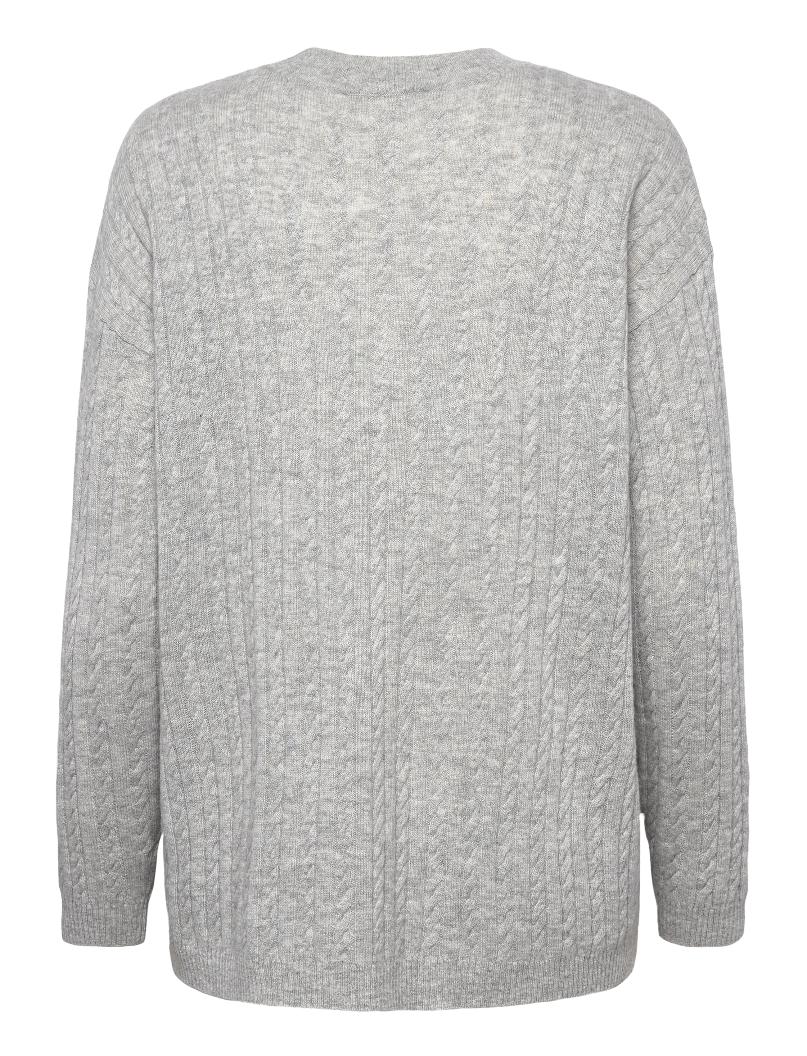Copenhagen Muse - CMCASHA-PULLOVER - herbstliche kleidung - light grey melange - 2