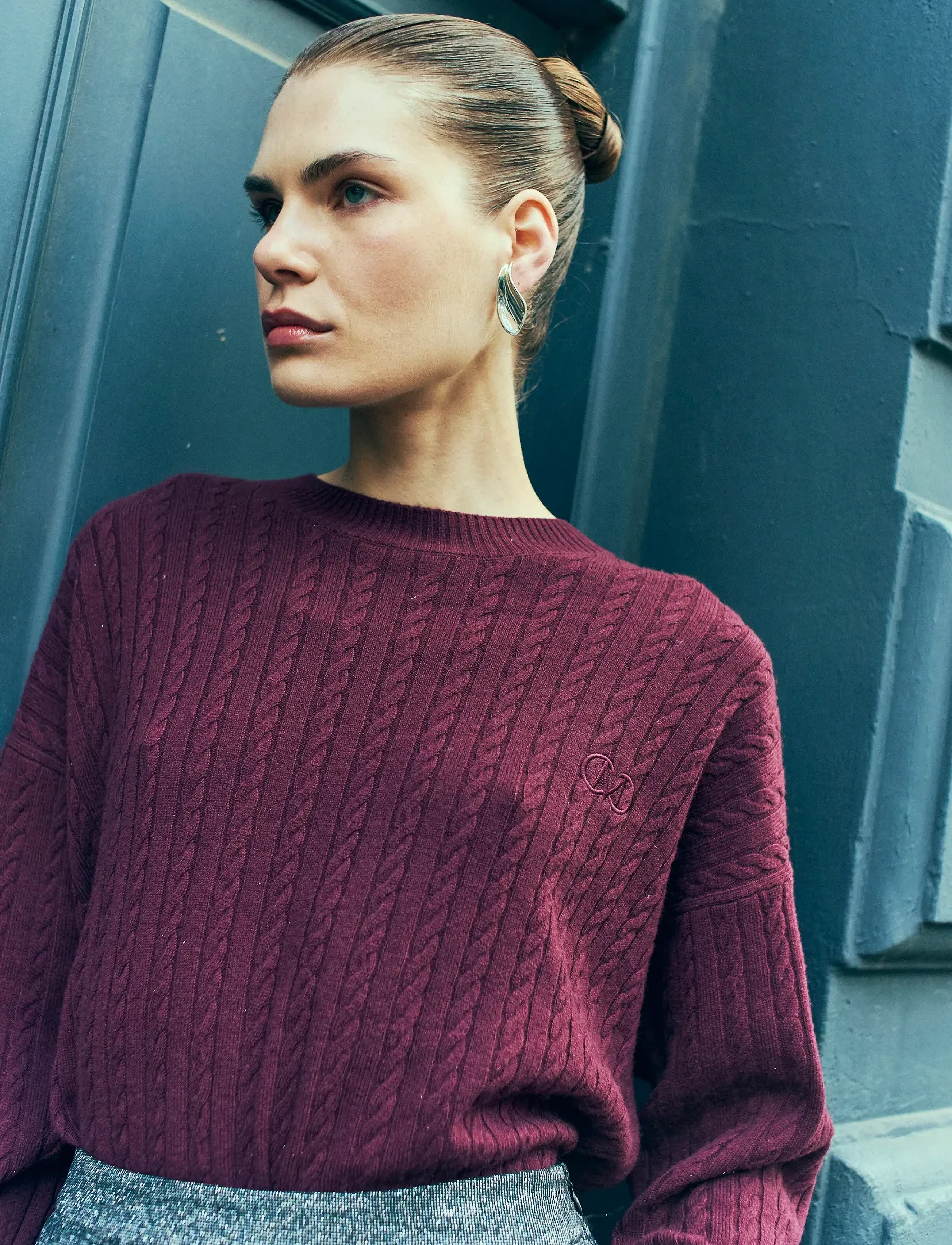 Copenhagen Muse - CMCASHA-PULLOVER - cashmere - windsor wine - 3