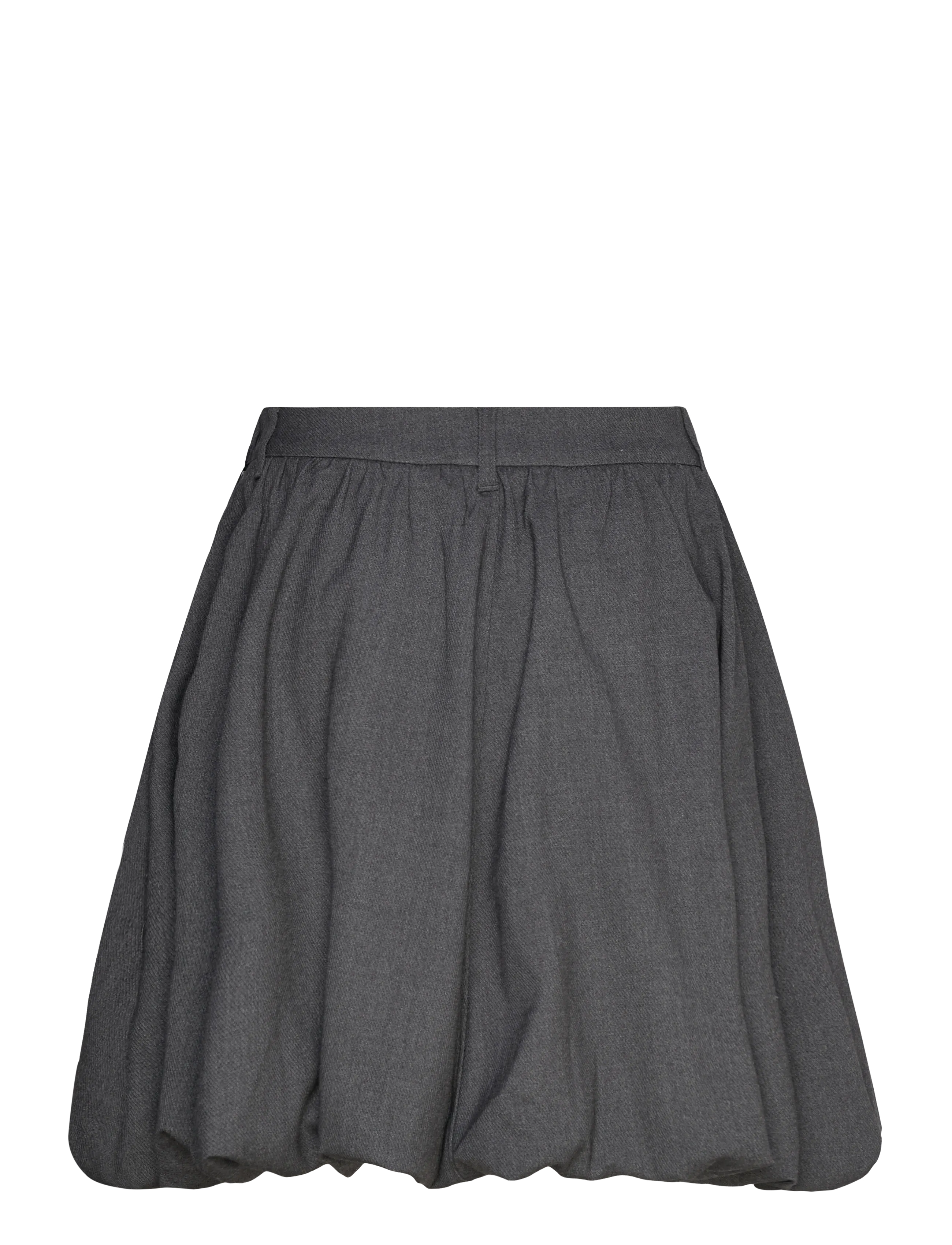 Copenhagen Muse - CMTAILOR-SKIRT is a short balloon skirt in the iconic Tailor material with side - jupes courtes - med. grey melange - 2