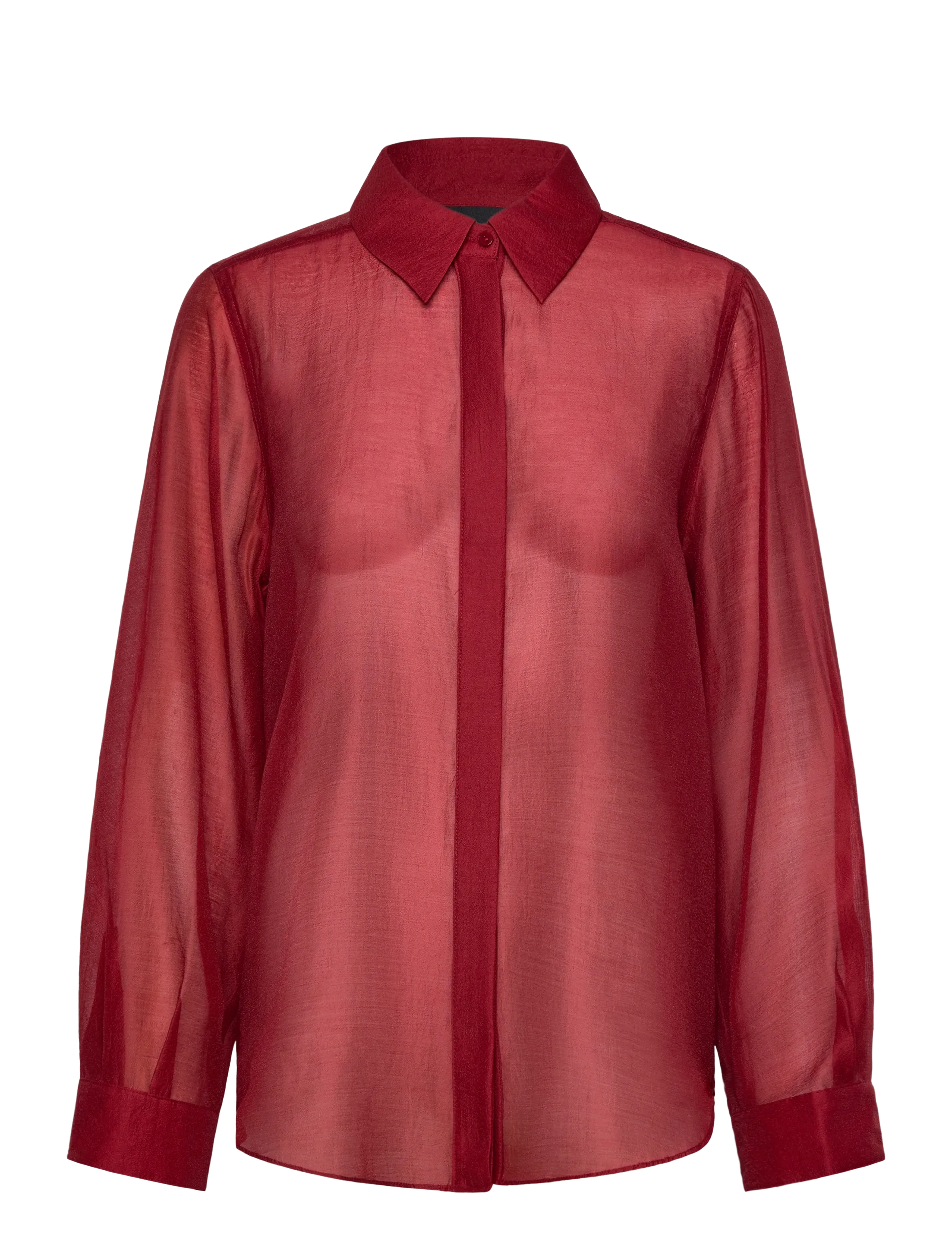 COPENHAGEN MUSE Cmbluebell-Shirt Rot - L - Damen