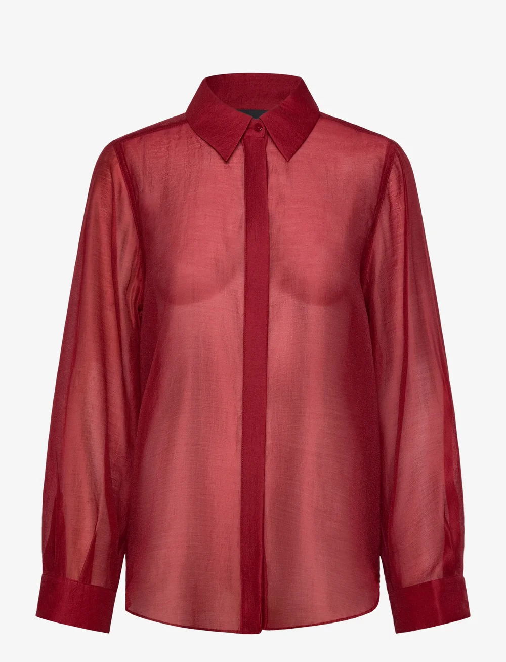 Copenhagen Muse - CMBLUEBELL-SHIRT - langärmlige blusen - red pear - 0