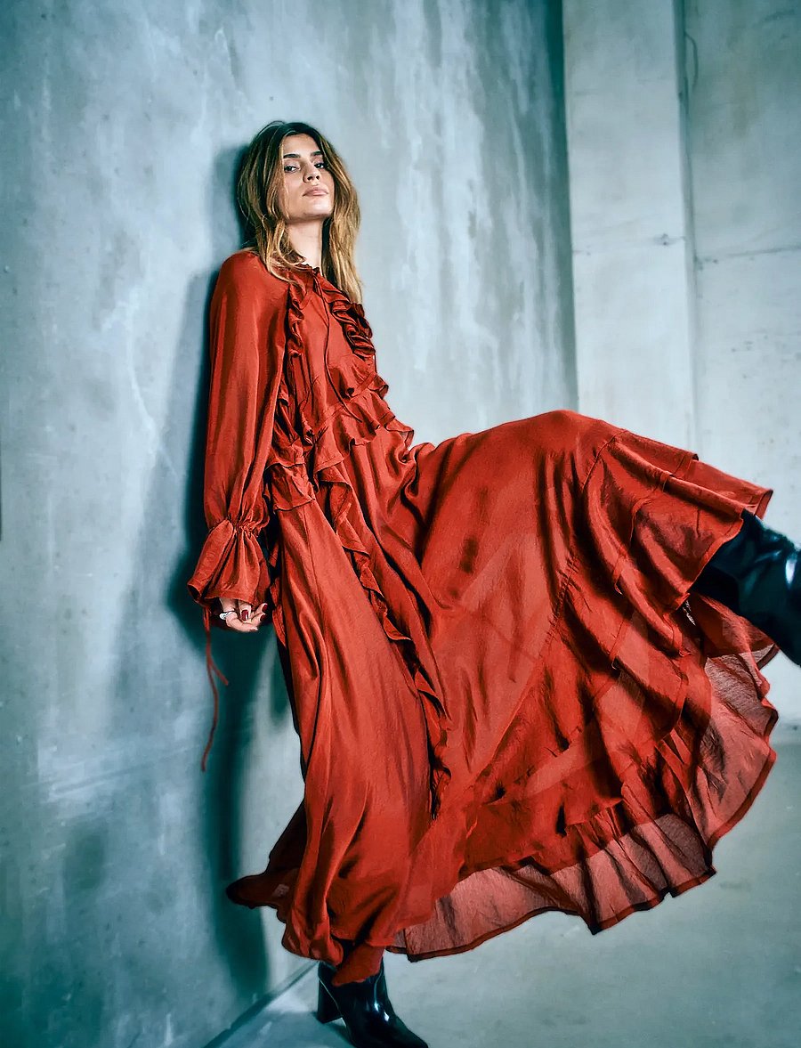 Copenhagen Muse - CMNORMA-DRESS - maksikleidid - red pear - 3
