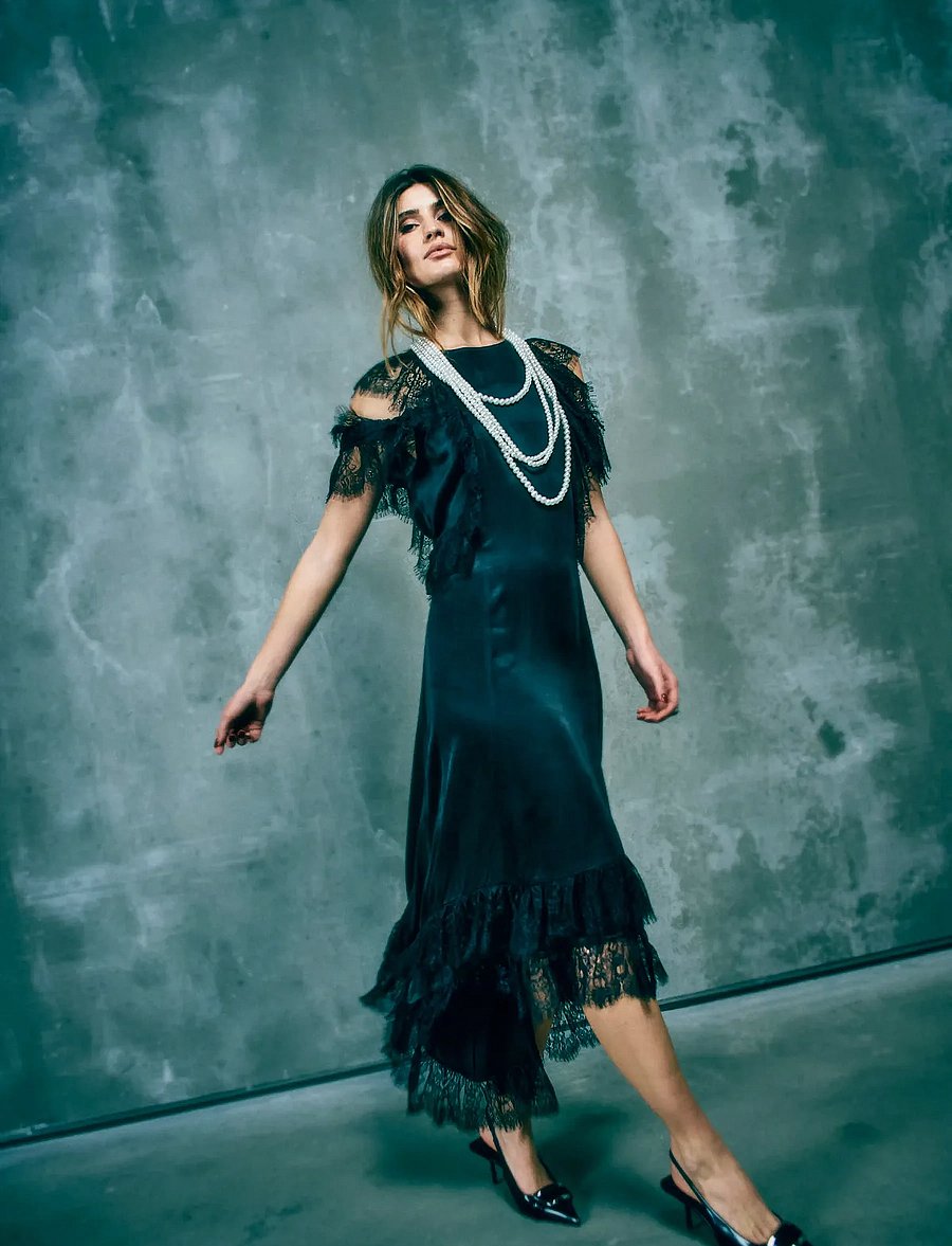 Copenhagen Muse - CMMARTA-DRESS - spitzenkleider - black - 3