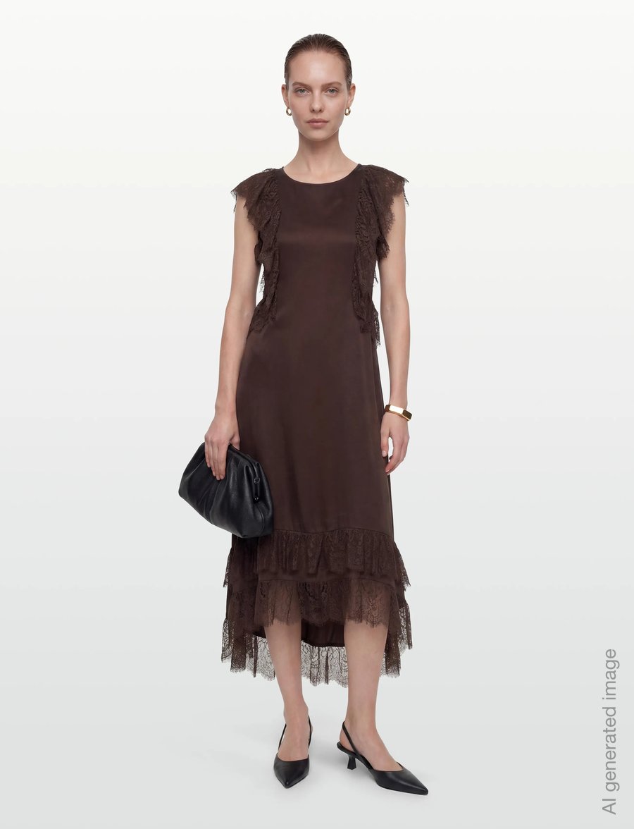 Copenhagen Muse - CMMARTA-DRESS - spitzenkleider - mulch - 0