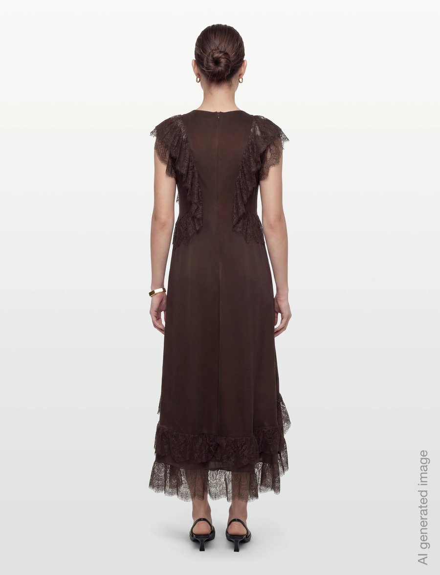 Copenhagen Muse - CMMARTA-DRESS - spitzenkleider - mulch - 4