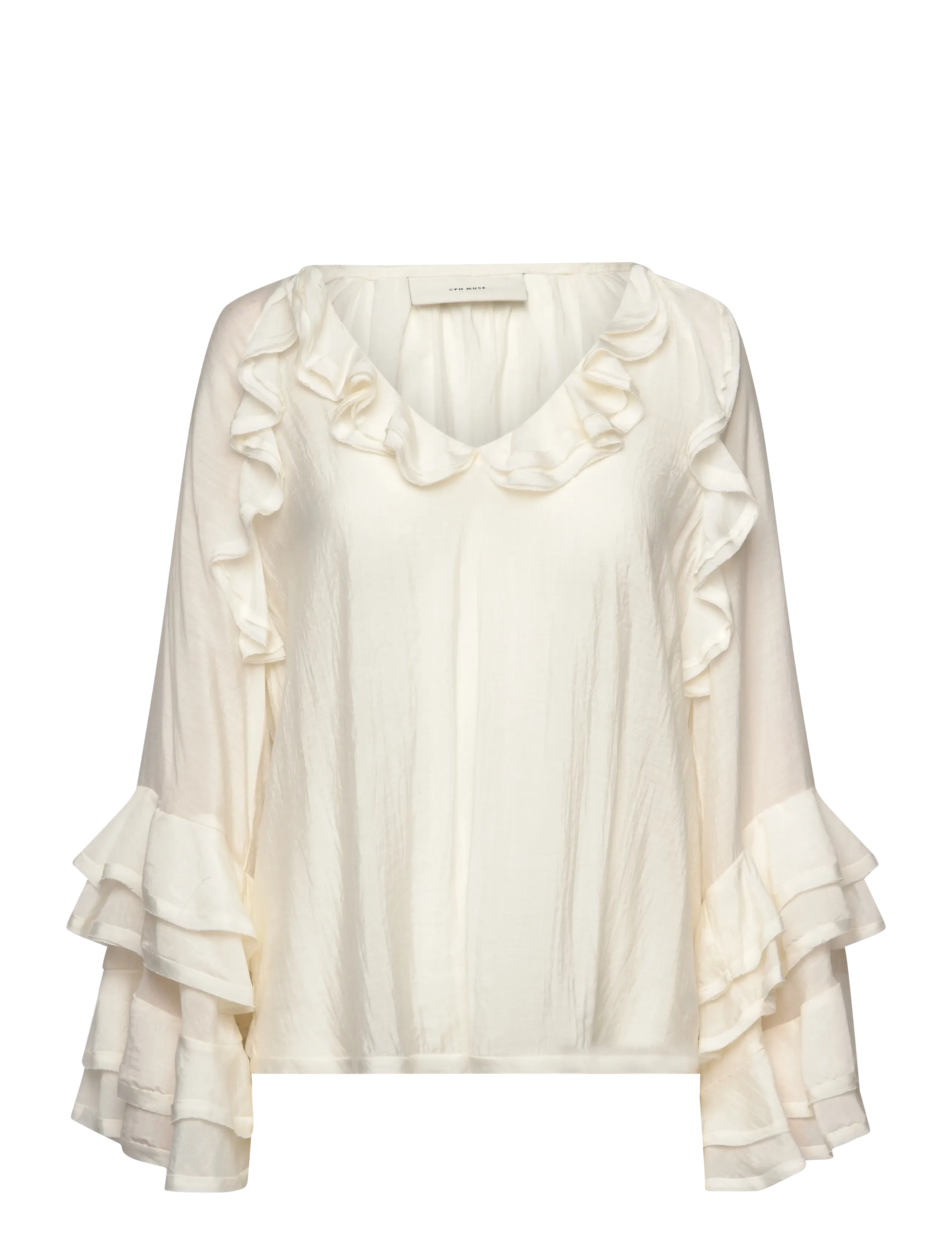 Copenhagen Muse CMNORMA-BLOUSE - Bluser - JET STREAM / white
