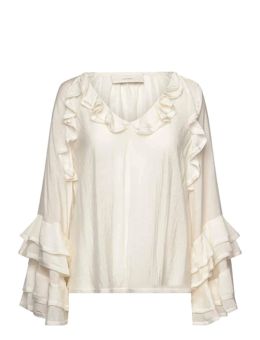Copenhagen Muse - CMNORMA-BLOUSE - langärmelige blusen - jet stream - 1