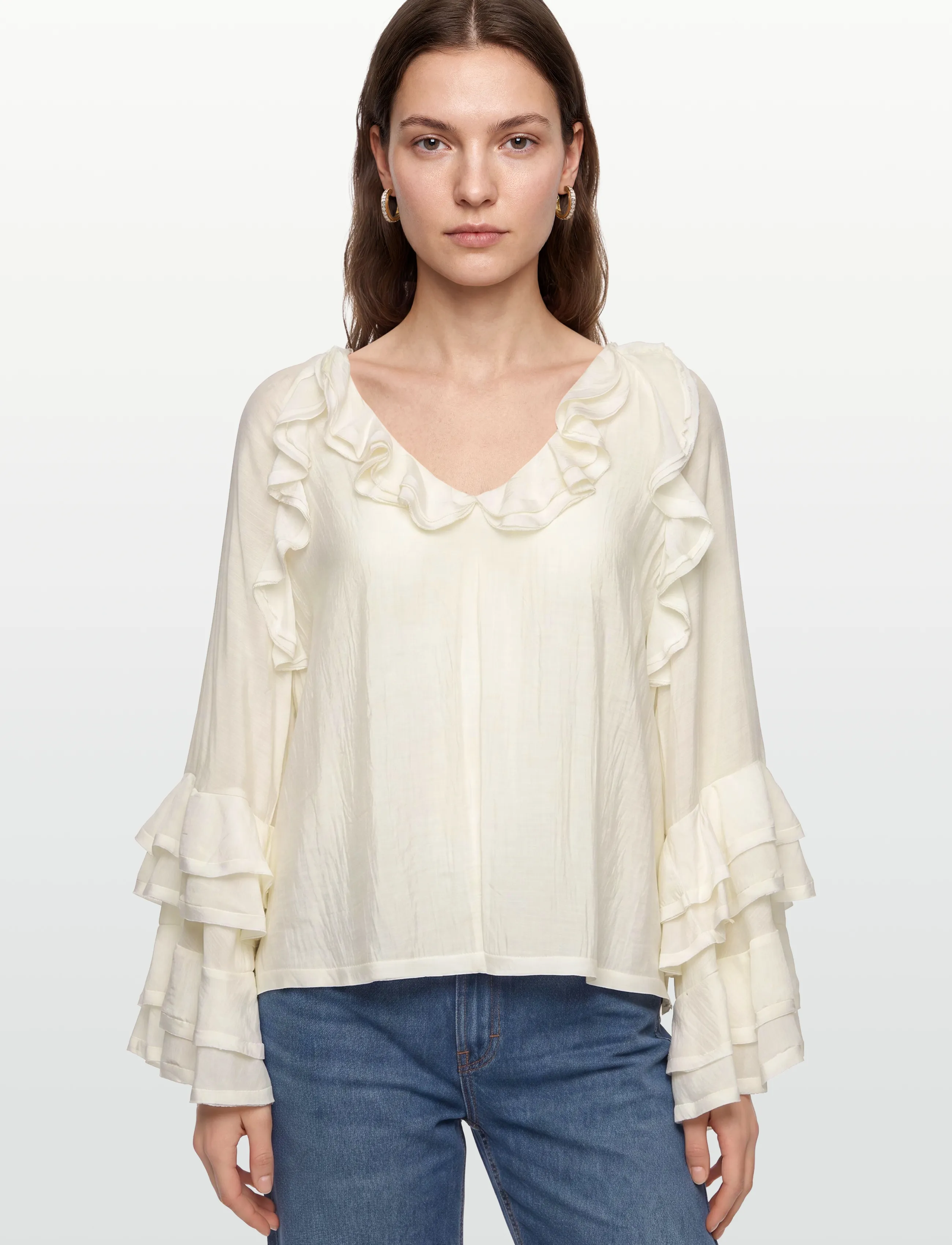 Copenhagen Muse - CMNORMA-BLOUSE - langärmlige blusen - jet stream - 3