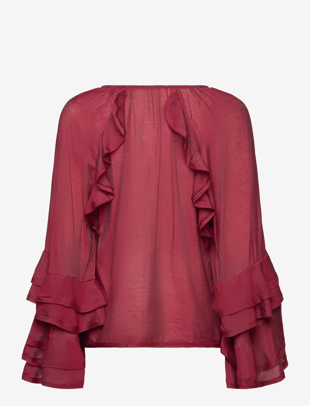 Copenhagen Muse - CMNORMA-BLOUSE - long sleeved blouses - red pear - 1