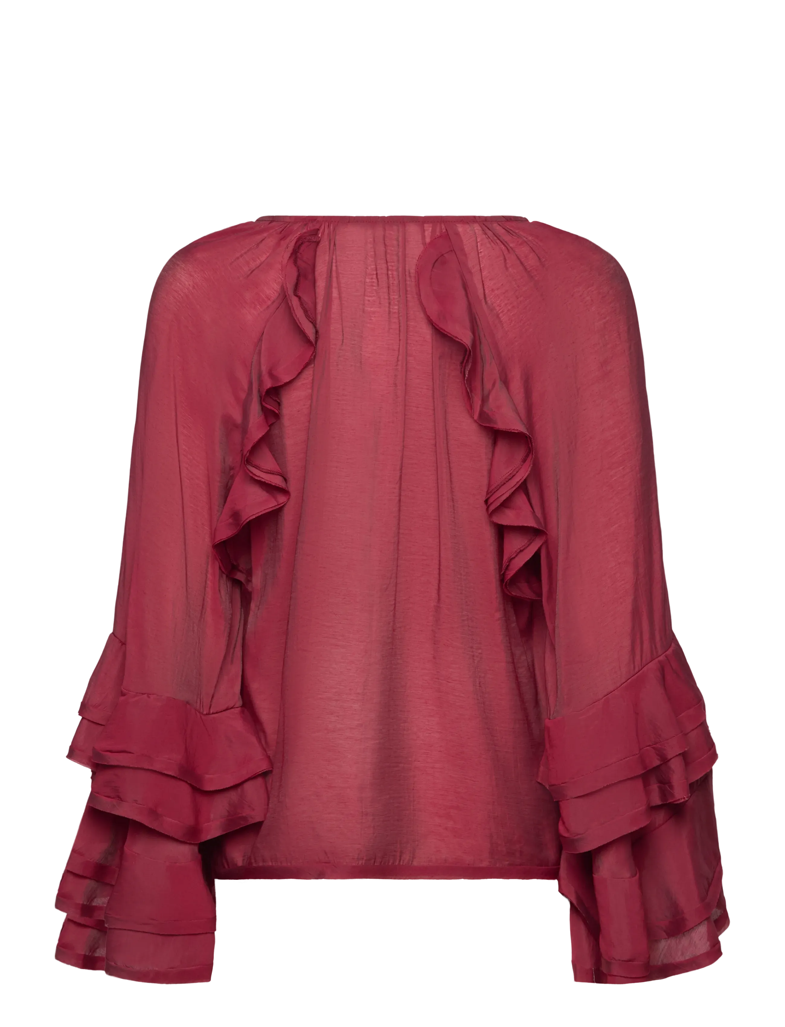 Copenhagen Muse - CMNORMA-BLOUSE - langärmelige blusen - red pear - 1