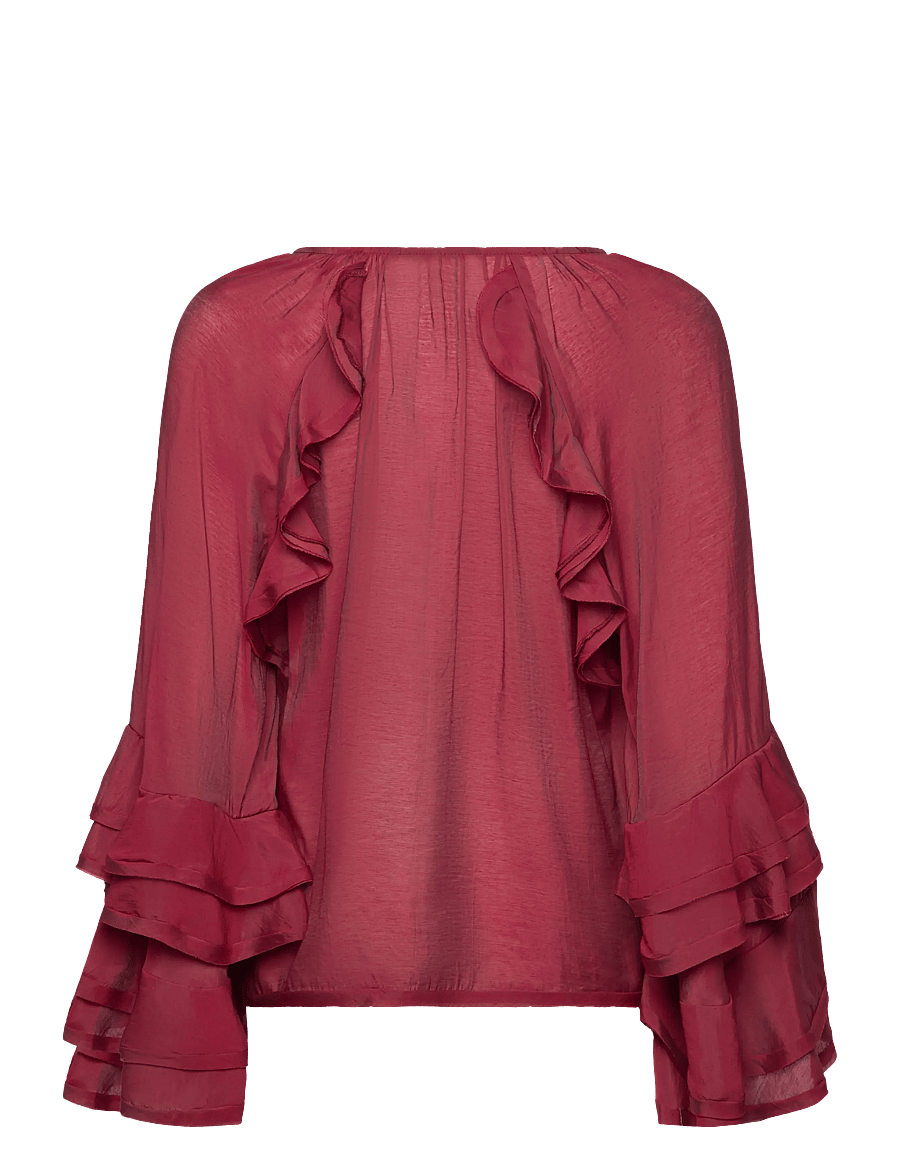 Copenhagen Muse - CMNORMA-BLOUSE - långärmade blusar - red pear - 1