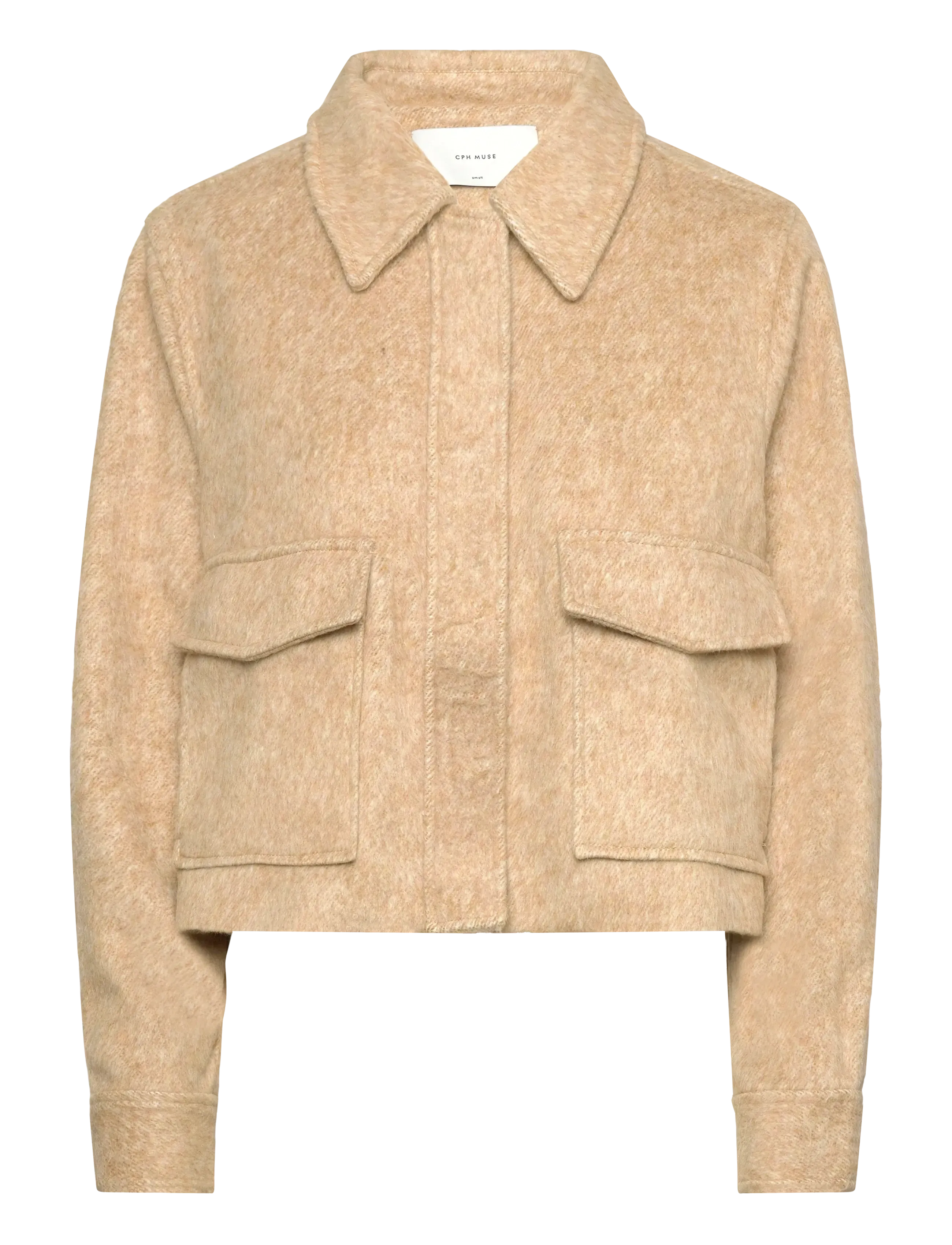 Copenhagen Muse CMRATTAN-JACKET - Copenhagen Muse - RATTAN MELANGE / beige