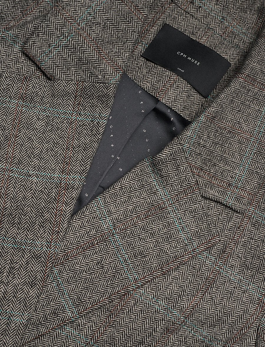 Copenhagen Muse - CMJADEN-BLAZER - Žaketes ar vienrindas pogājumu - black w. red pear - 2