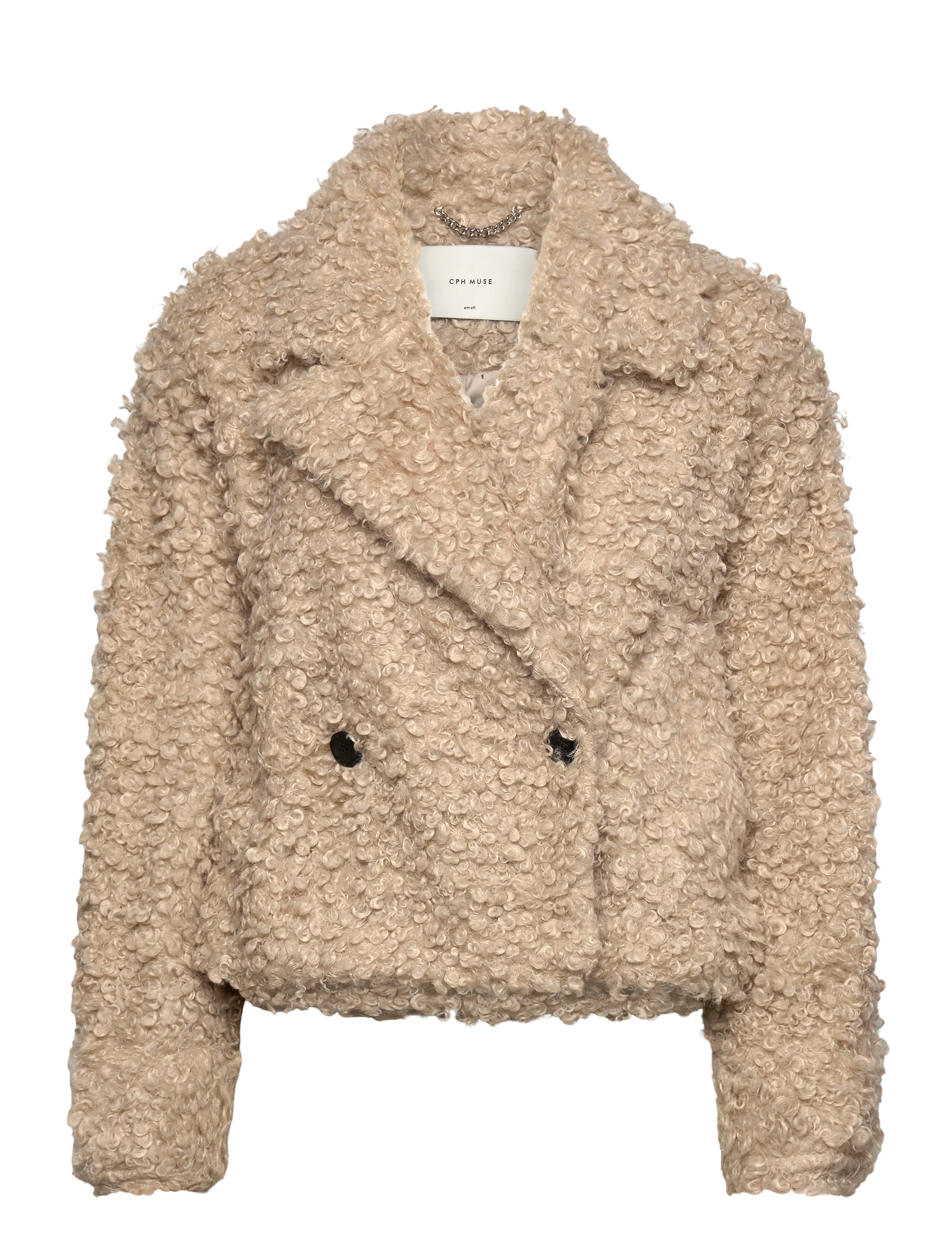 Copenhagen Muse CMCURLY-JACKET - Kleidung - PEYOTE MELANGE / beige