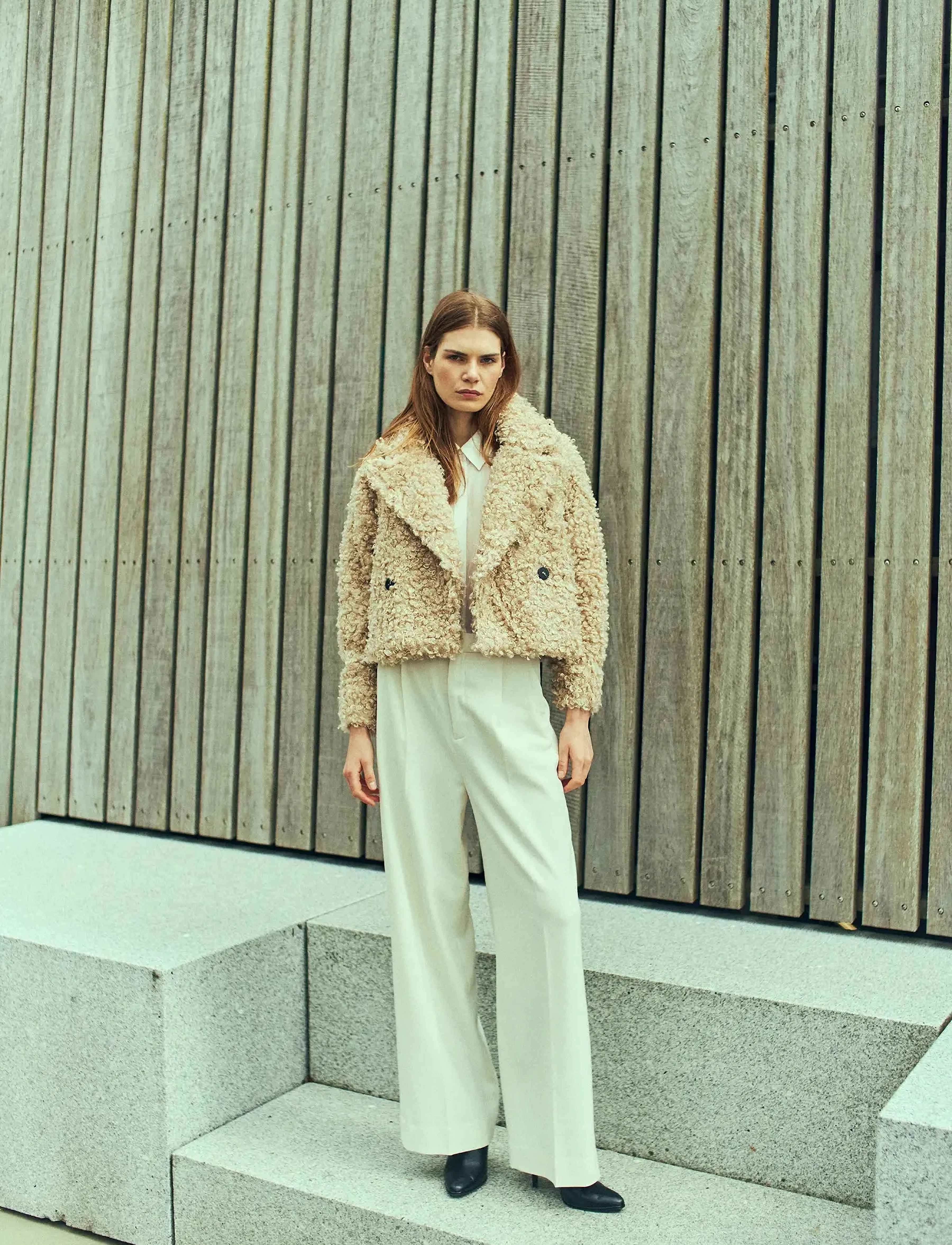 Copenhagen Muse Cmcurly-Jacket, M, Jackets, Beige - Light-summer Jacket, Frauen