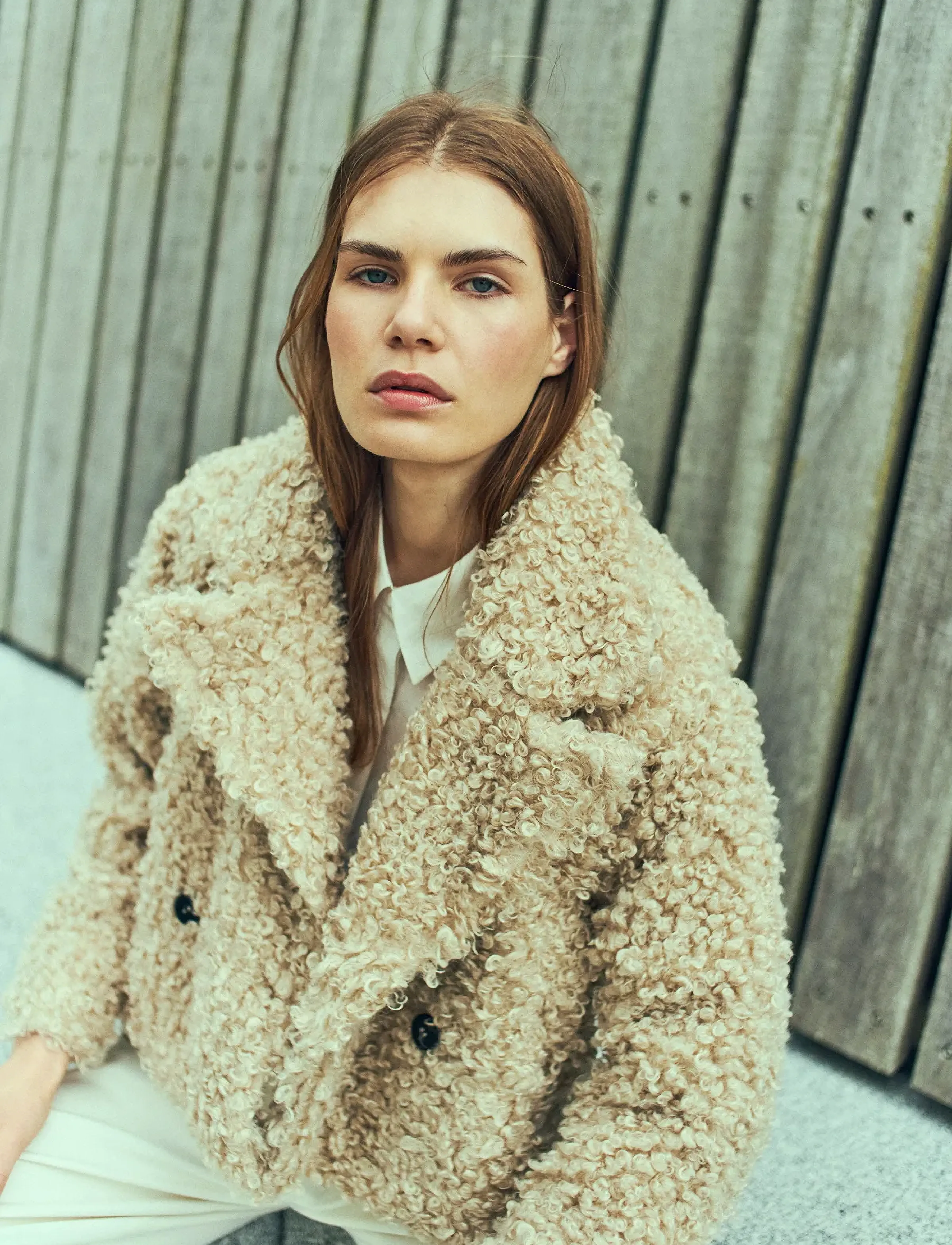 Copenhagen Muse - CMCURLY-JACKET - spring jackets - peyote melange - 3