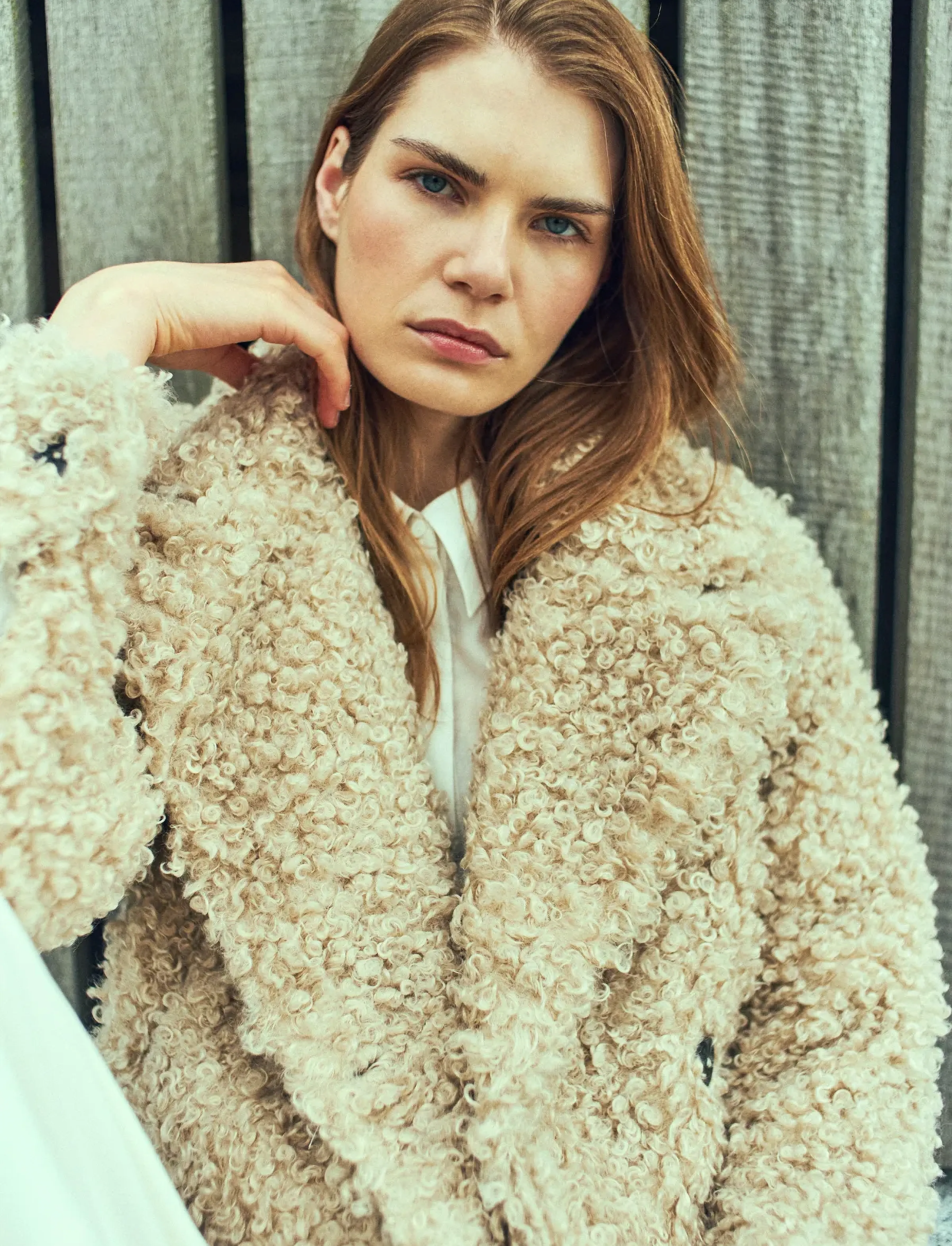 Copenhagen Muse - CMCURLY-JACKET - spring jackets - peyote melange - 4