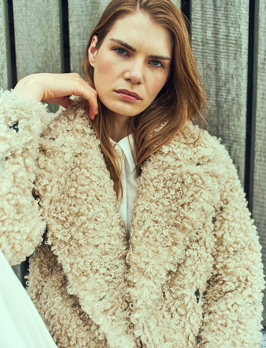 Copenhagen Muse - CMCURLY-JACKET - vestes de printemps - peyote melange - 4