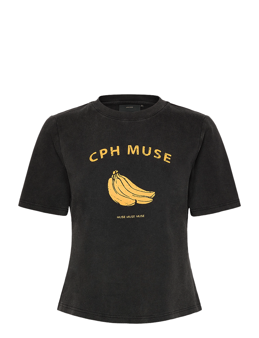 Copenhagen Muse - CMMUSE-TEE - t-shirts - black - 1