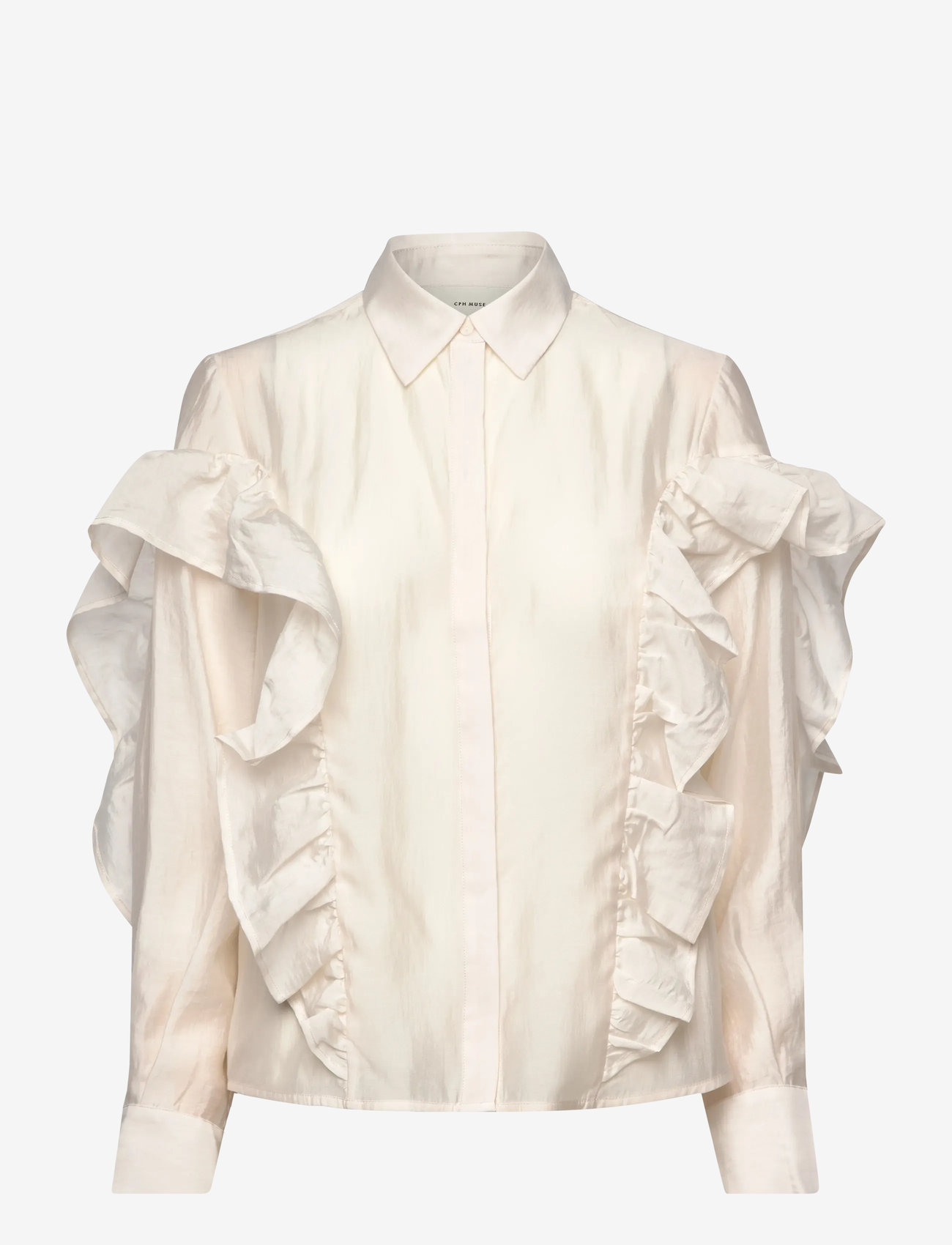 Copenhagen Muse - CMMOLLY-SHIRT - long-sleeved shirts - jet stream - 0