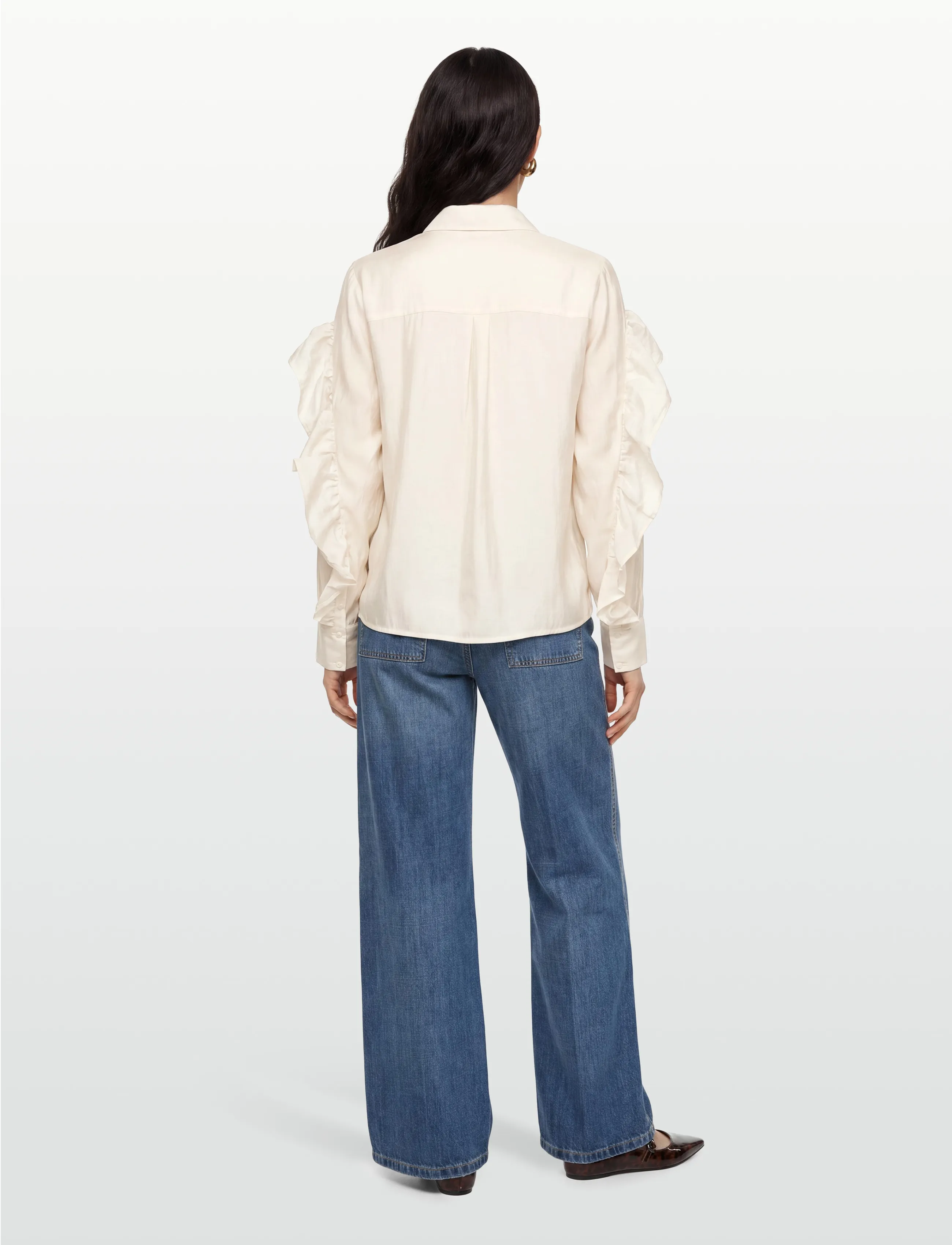 Copenhagen Muse - CMMOLLY-SHIRT - langärmlige hemden - jet stream - 4