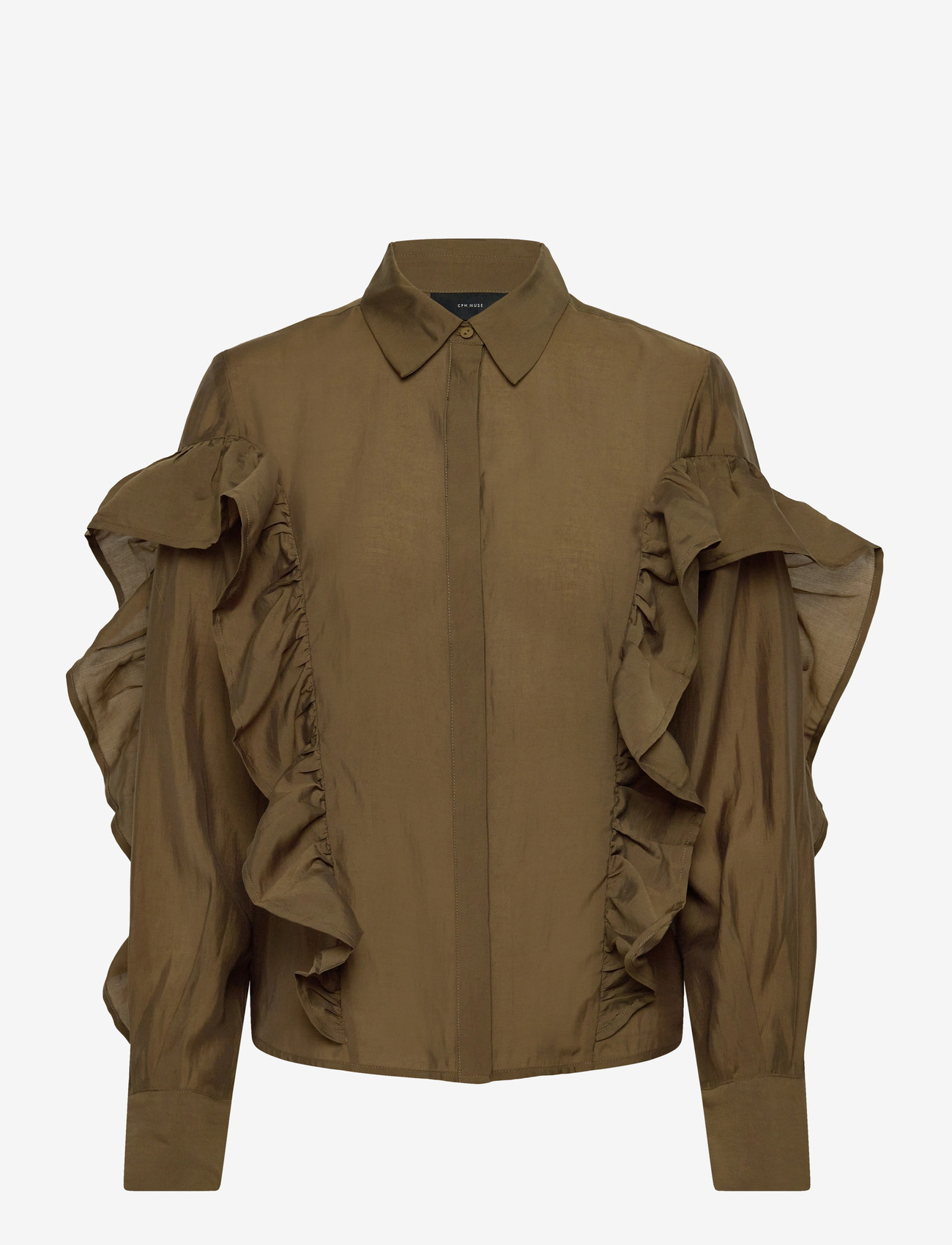 Copenhagen Muse - CMMOLLY-SHIRT - koszule z długimi rękawami - military olive - 0