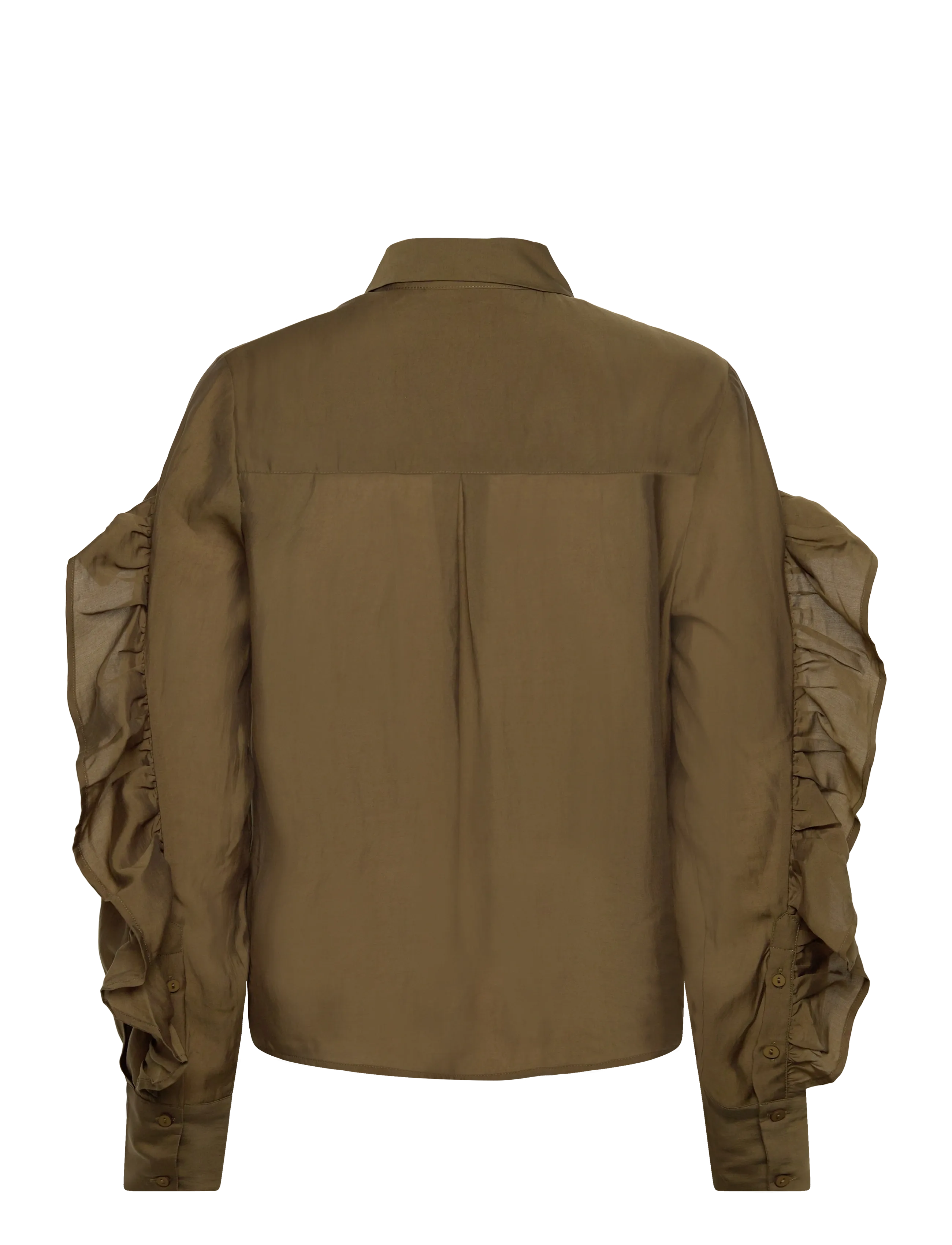 Copenhagen Muse - CMMOLLY-SHIRT - langerma skyrtur - military olive - 1