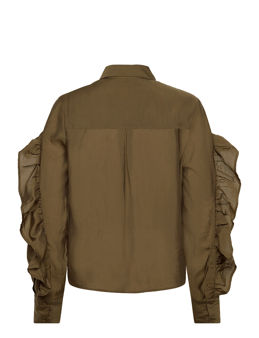 Copenhagen Muse - CMMOLLY-SHIRT - langärmlige hemden - military olive - 2