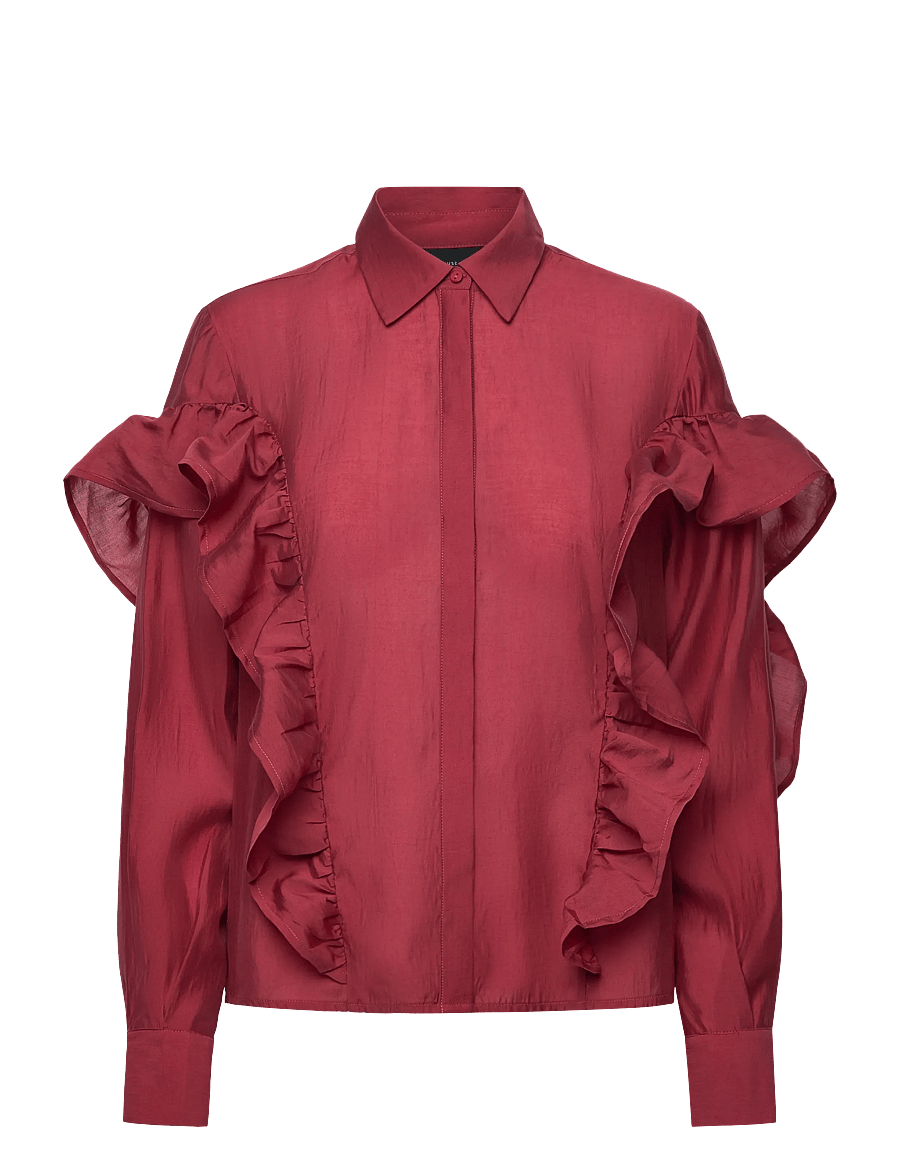 Copenhagen Muse - CMMOLLY-SHIRT - long-sleeved shirts - red pear - 1