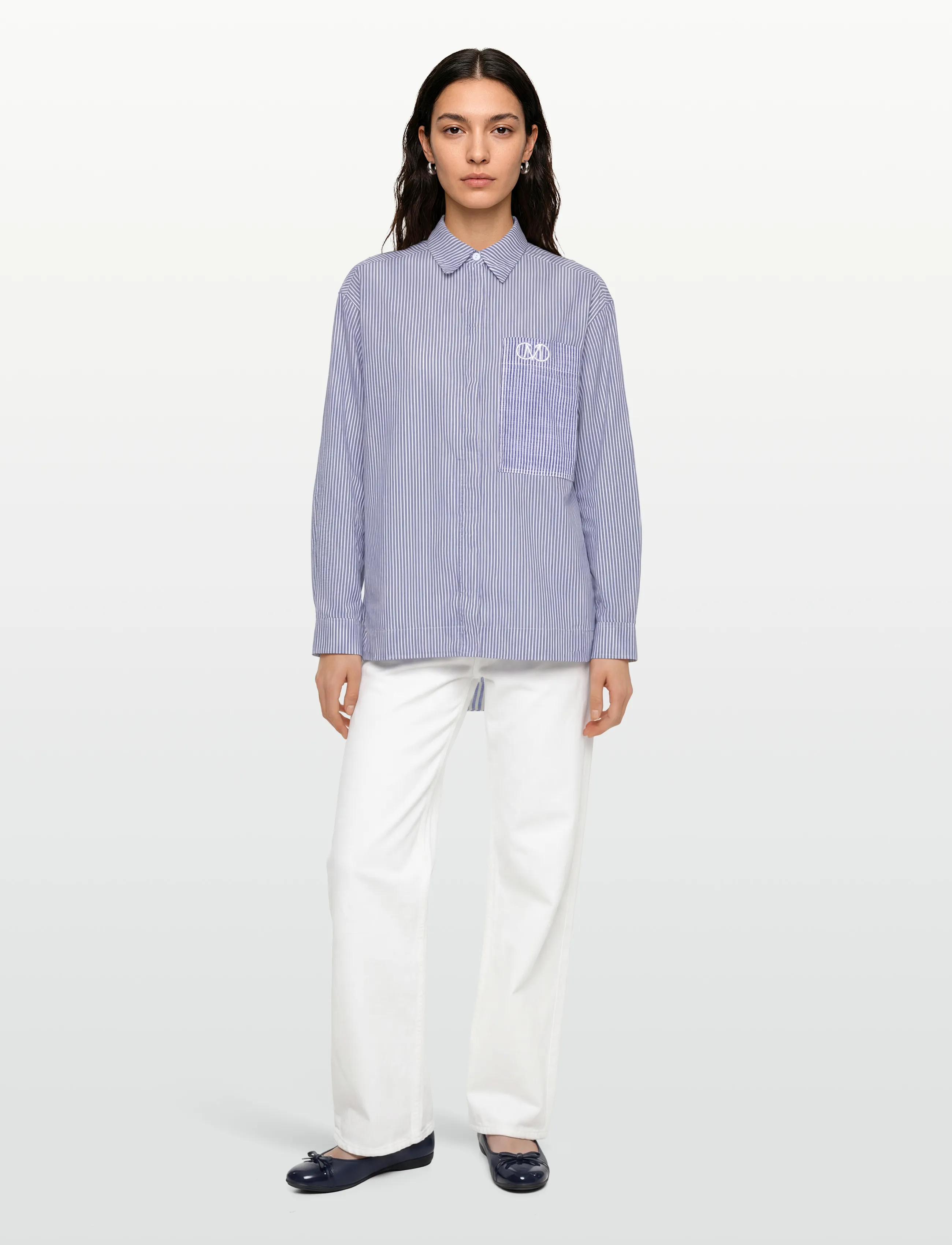 Copenhagen Muse CMLINE-SHIRT - Skjortor - DAPHNE W. JET STREAM / blue