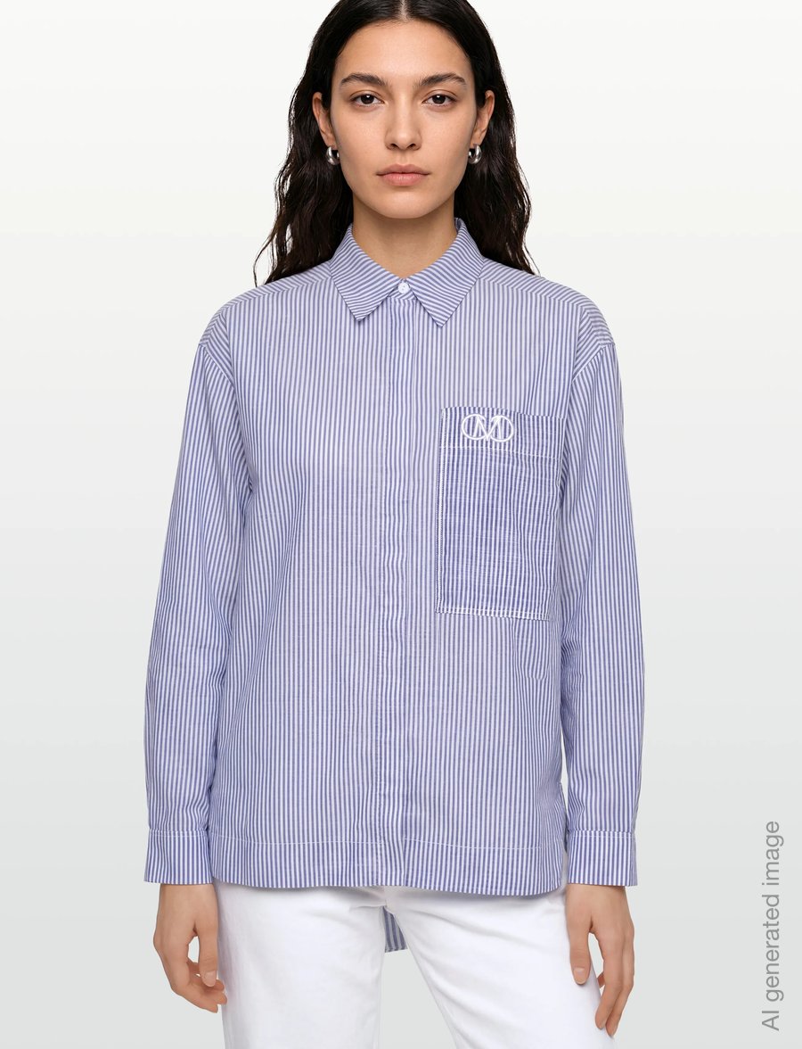 Copenhagen Muse - CMLINE-SHIRT - langärmlige hemden - daphne w. jet stream - 3
