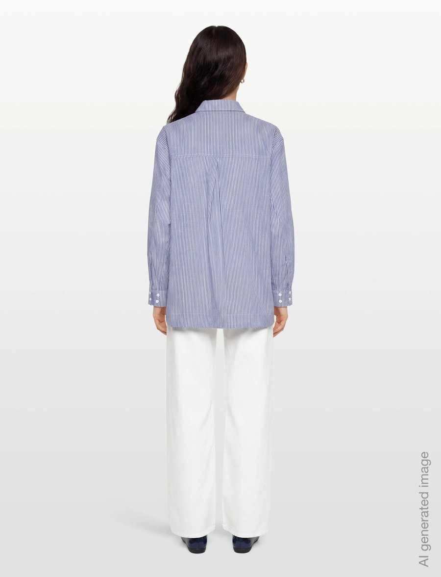 Copenhagen Muse - CMLINE-SHIRT - langärmlige hemden - daphne w. jet stream - 4