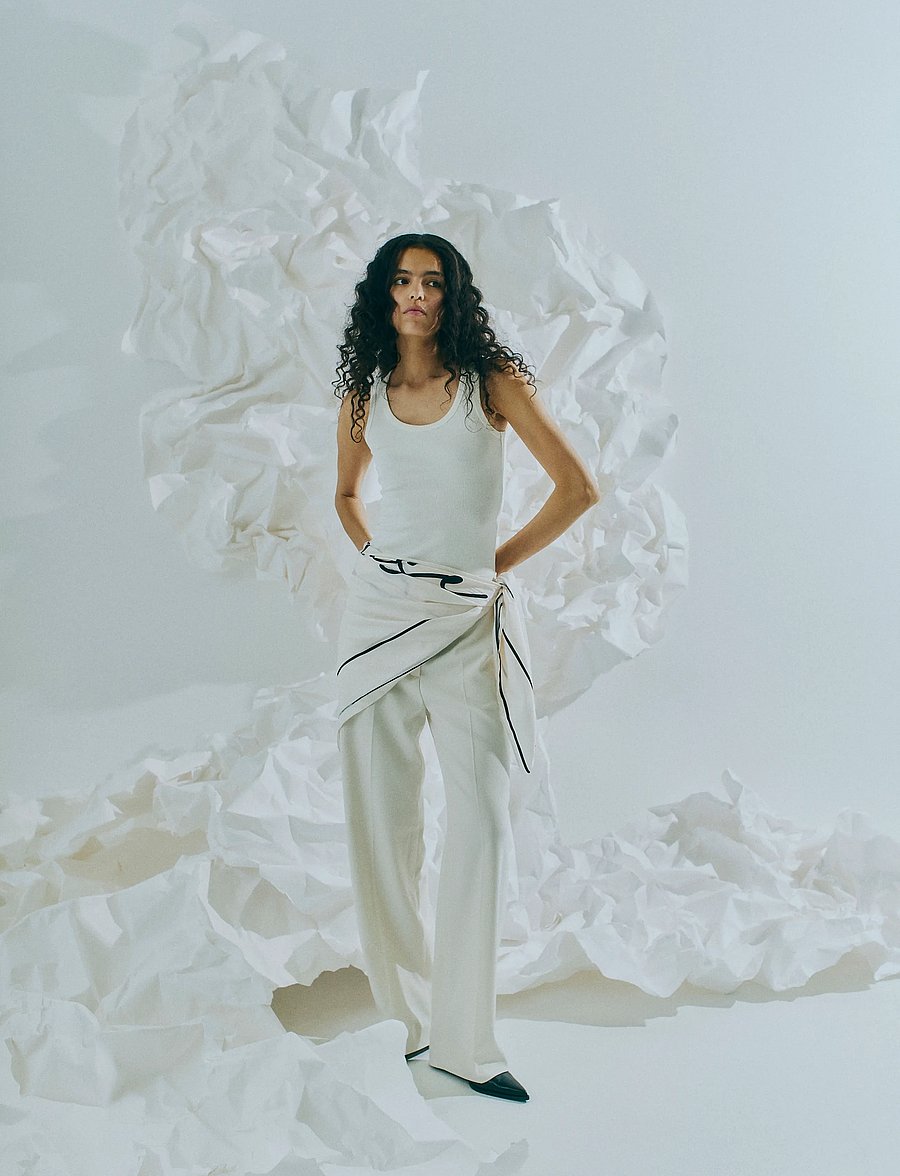 Copenhagen Muse - CMTAILOR-PANTS - habitbukser - jet stream - 0