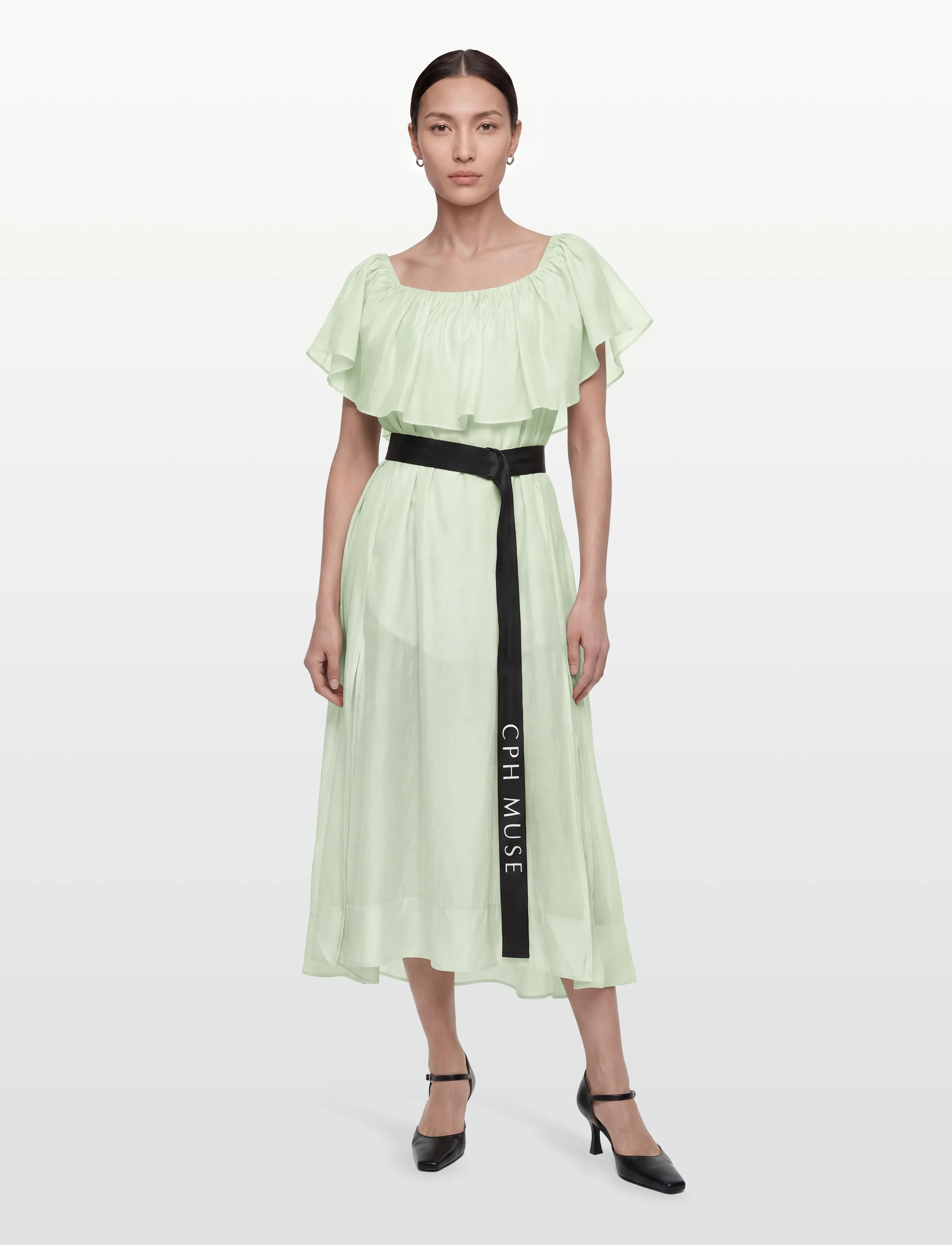 Copenhagen Muse CMMOLLY-DRESS - Partykleider - GREEN TINT / green