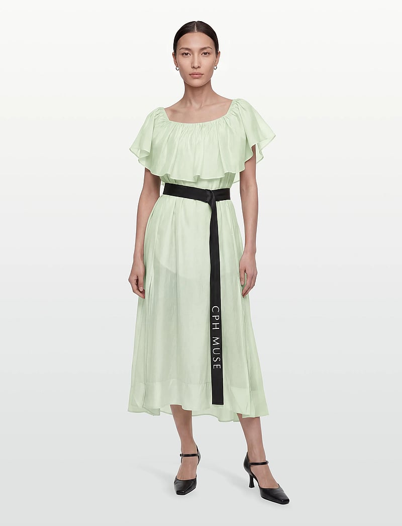 Copenhagen Muse - CMMOLLY-DRESS - cocktailkleider - green tint - 0