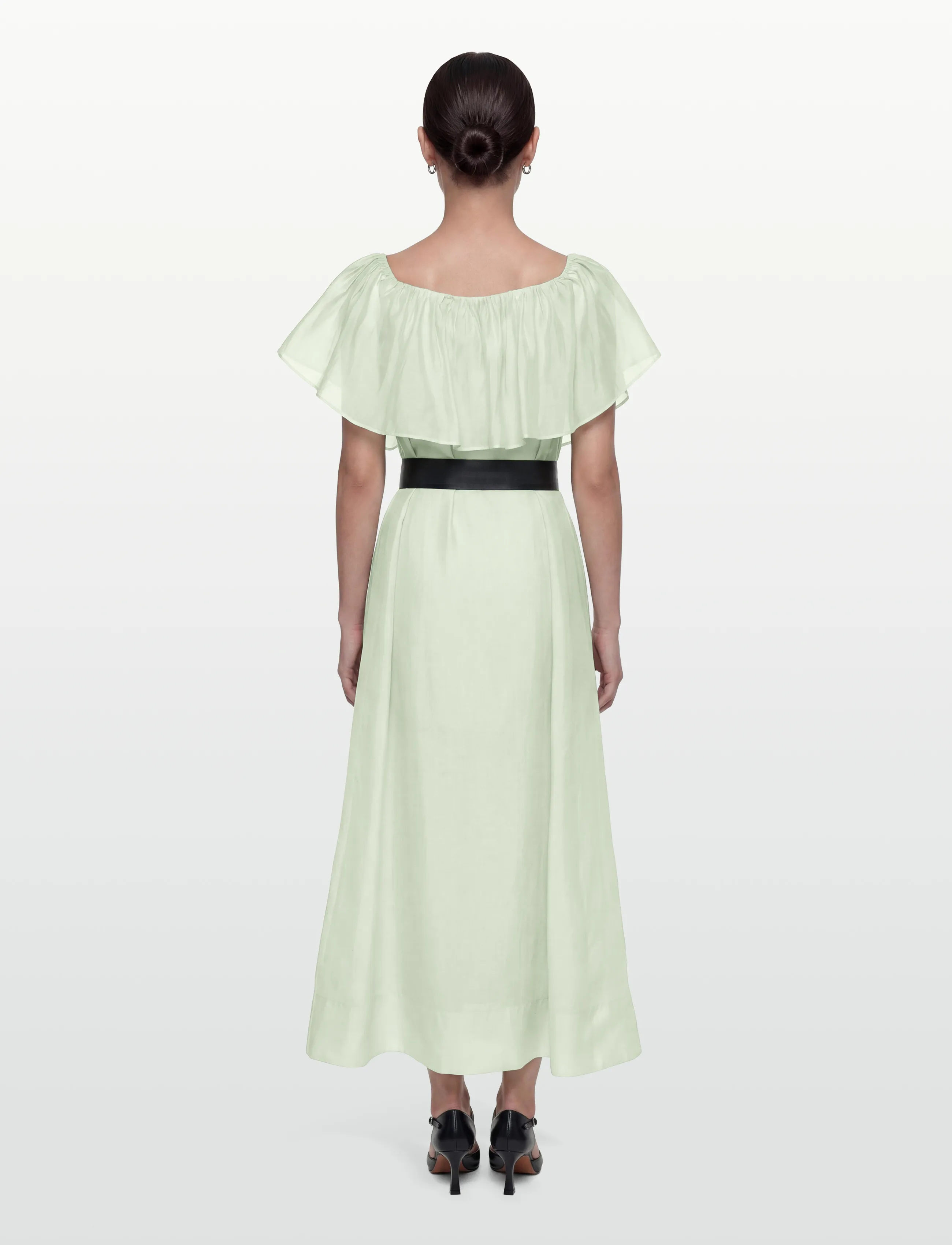 Copenhagen Muse - CMMOLLY-DRESS - cocktail dresses - green tint - 4