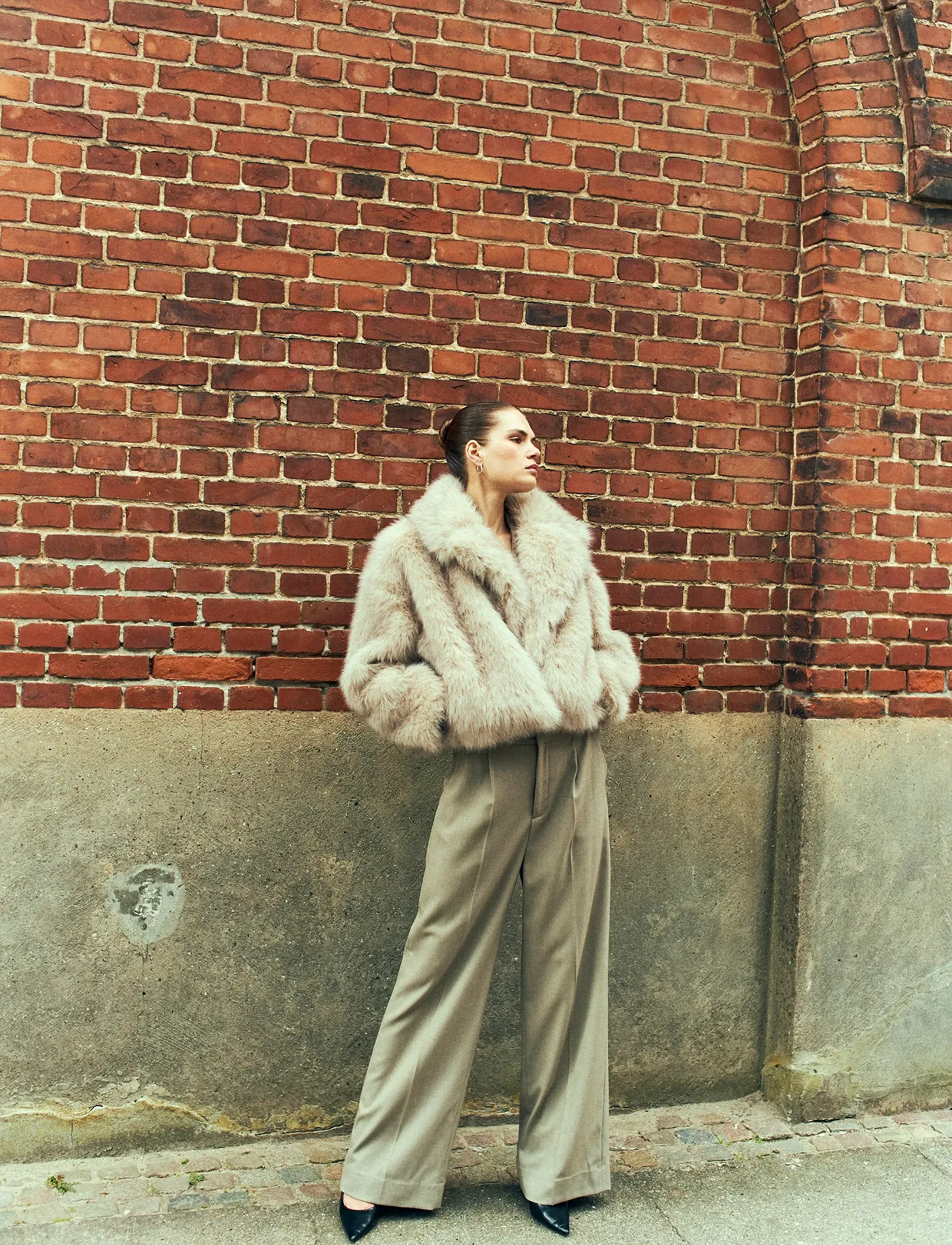 Copenhagen Muse Cmplushy-Jacket, L, Jackets, Beige - Padded Jacket, Frauen