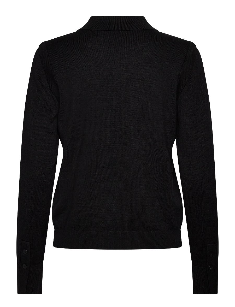 Copenhagen Muse - CMVERAN-POLO - jumpers - black - 1