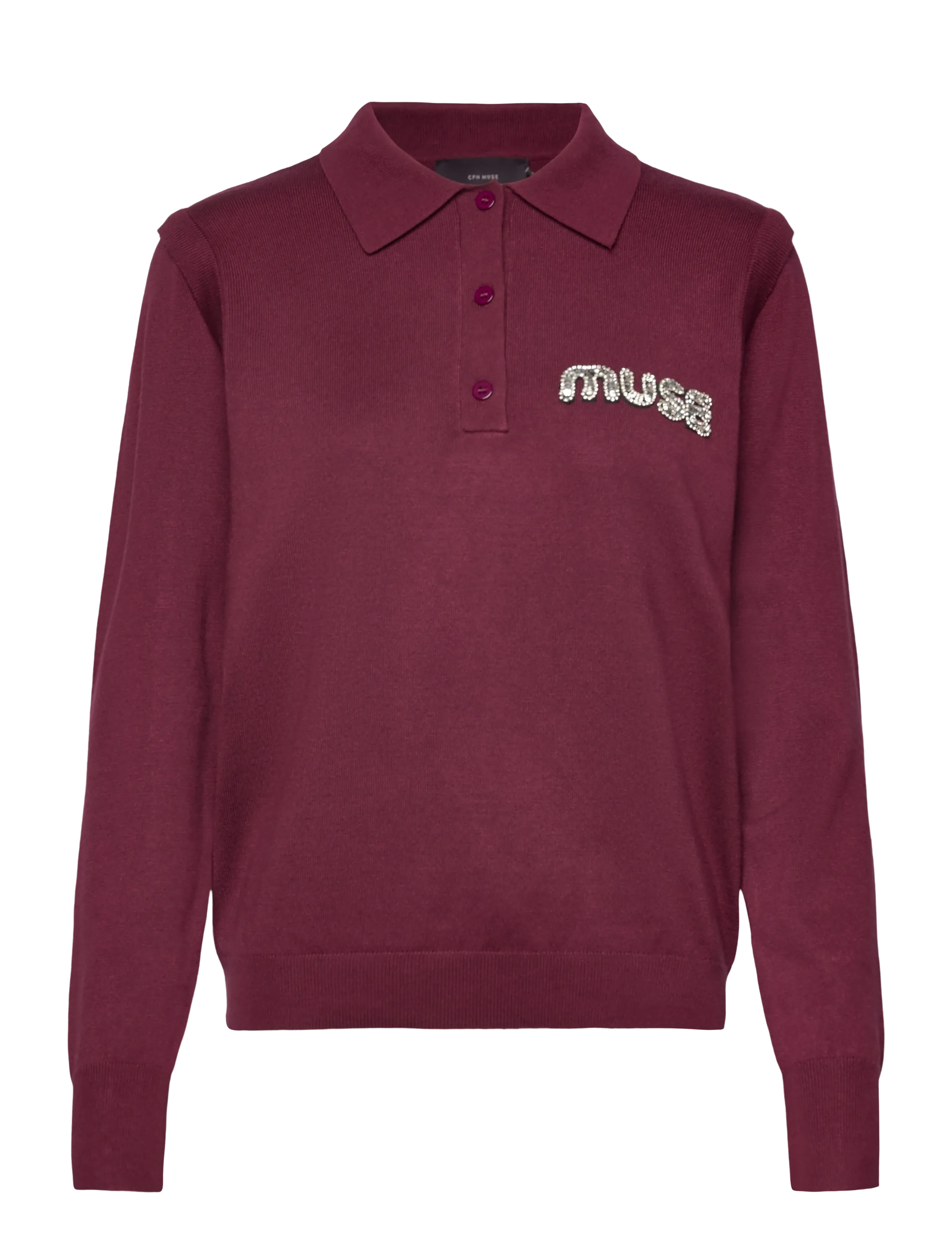 Copenhagen Muse CMVERAN-POLO - Pullover - WINDSOR WINE / burgundy
