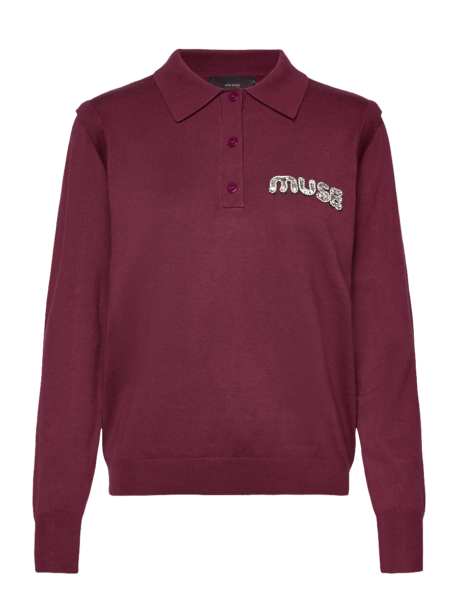 Copenhagen Muse - CMVERAN-POLO - pullover - windsor wine - 1