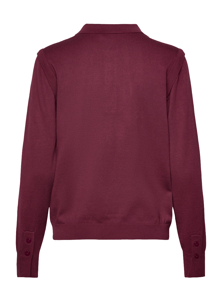 Copenhagen Muse - CMVERAN-POLO - pullover - windsor wine - 2