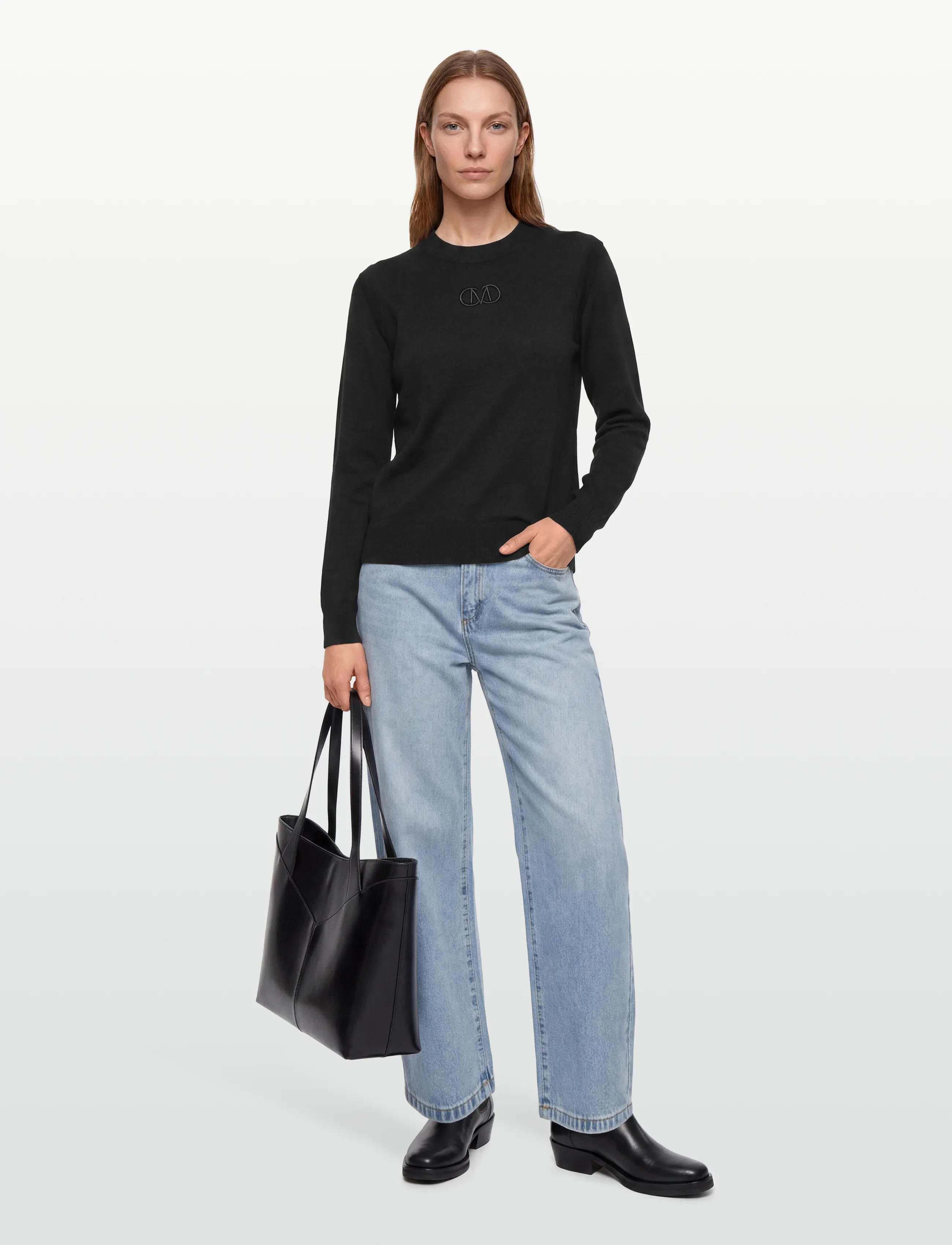 Copenhagen Muse - CMVERAN-PULLOVER - pullover - black - 0