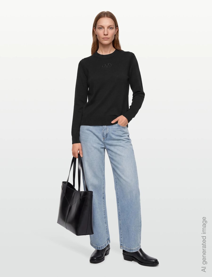 Copenhagen Muse - CMVERAN-PULLOVER - jumpers - black - 0