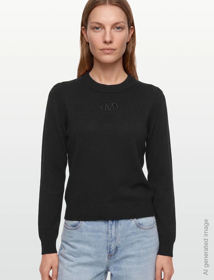 Copenhagen Muse - CMVERAN-PULLOVER - jumpers - black - 3