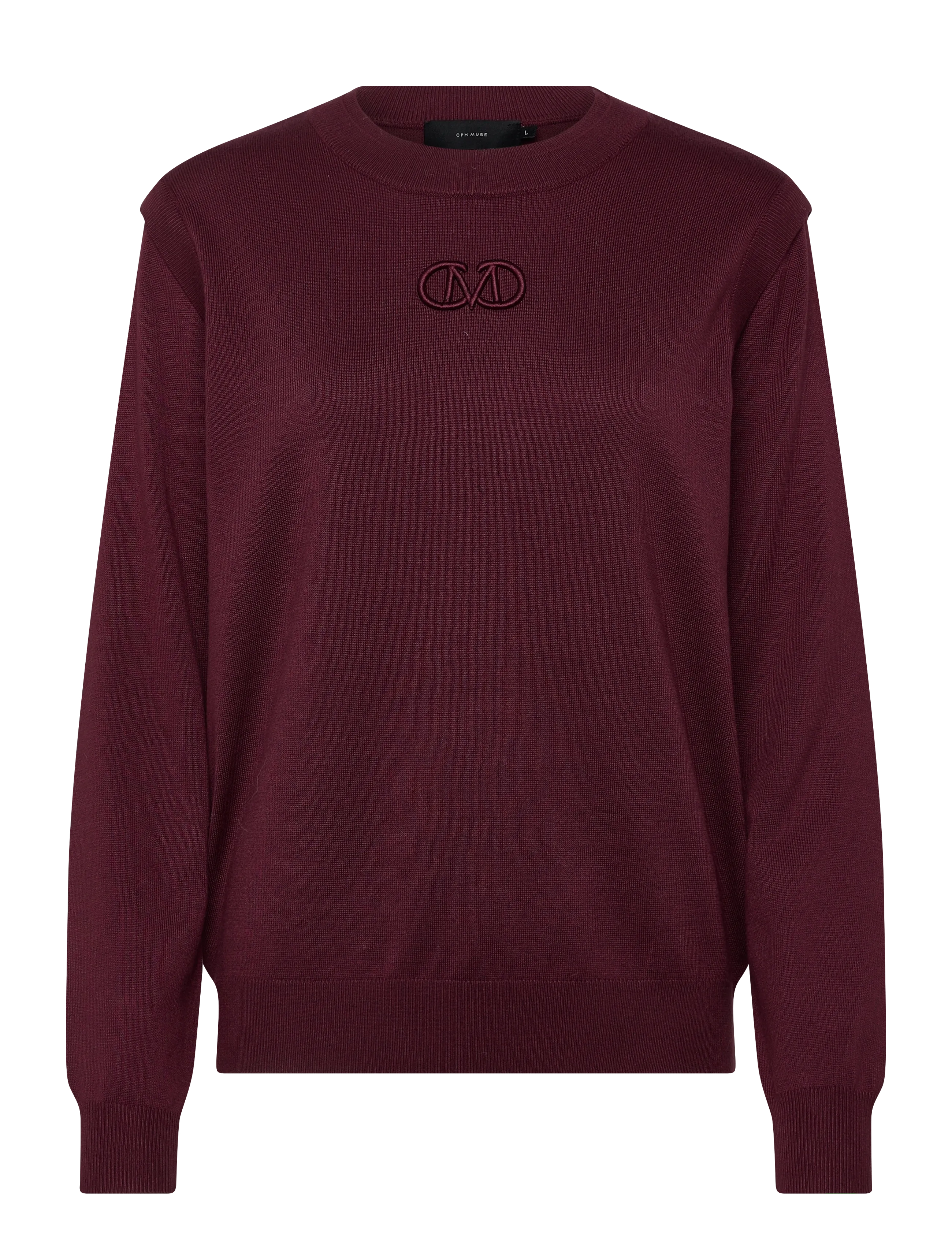 Copenhagen Muse CMVERAN-PULLOVER - Knitwear - WINDSOR WINE / burgundy