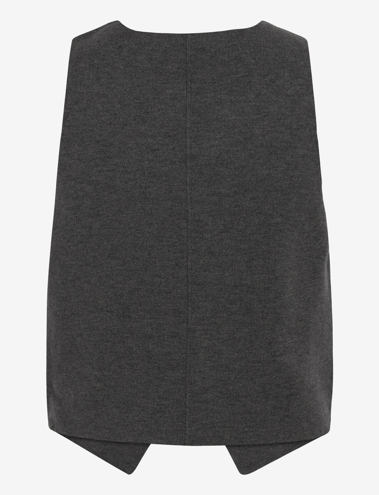 Copenhagen Muse - CMZINA-WAISTCOAT - gestrickte westen - dark grey melange - 2