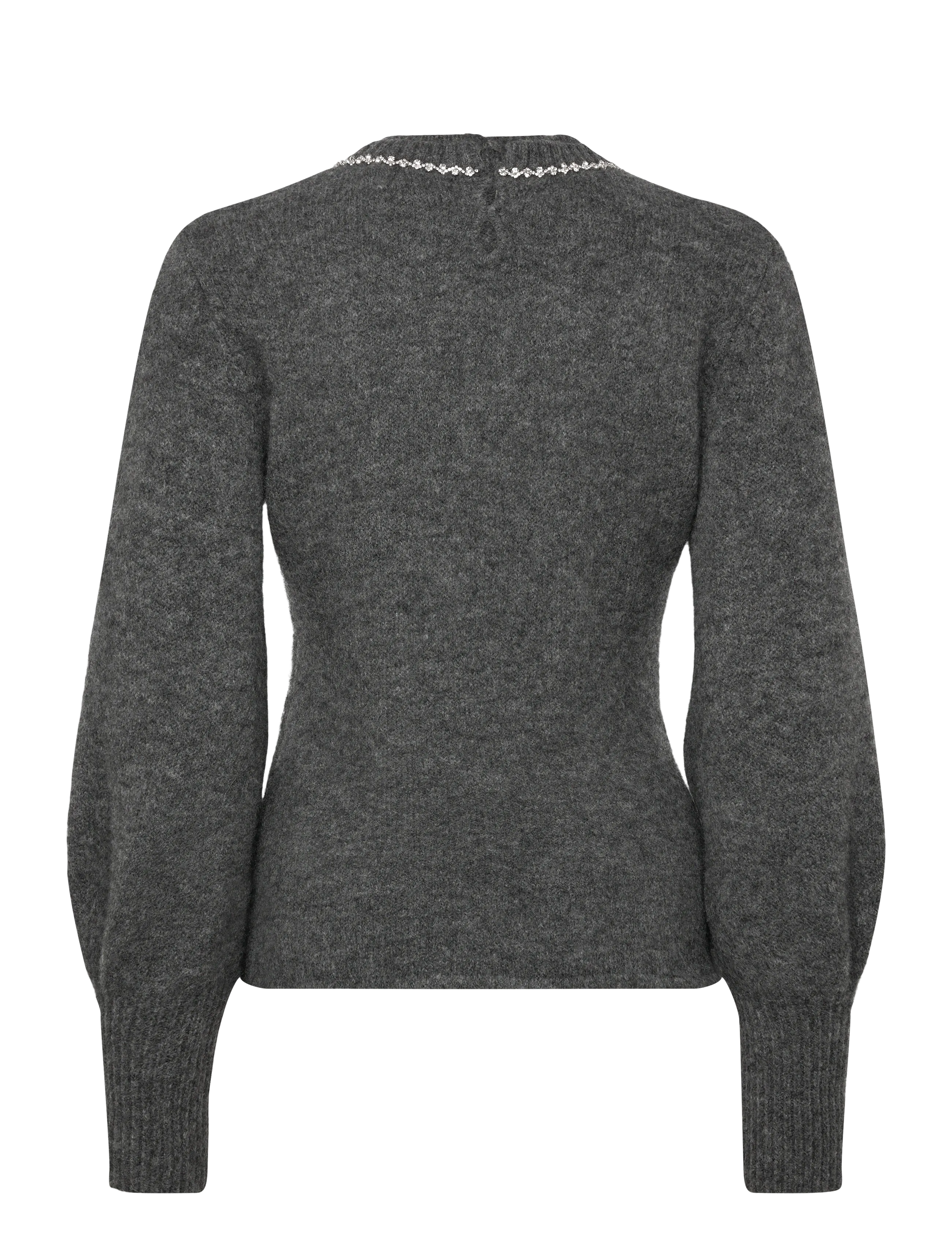 Copenhagen Muse - CMIBRA-PULLOVER - langærmede toppe - dark grey melange - 1