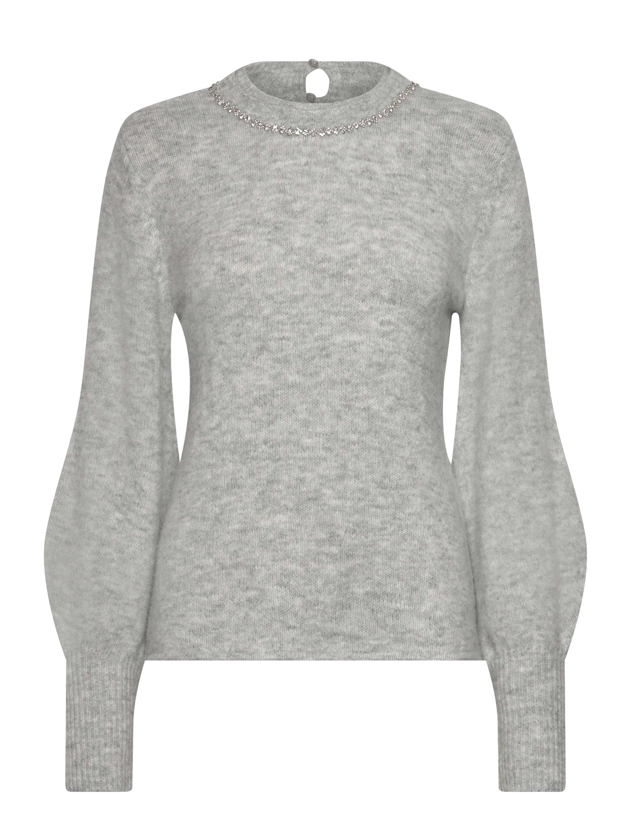 Copenhagen Muse CMIBRA-PULLOVER - Tøj - LIGHT GREY MELANGE / grey
