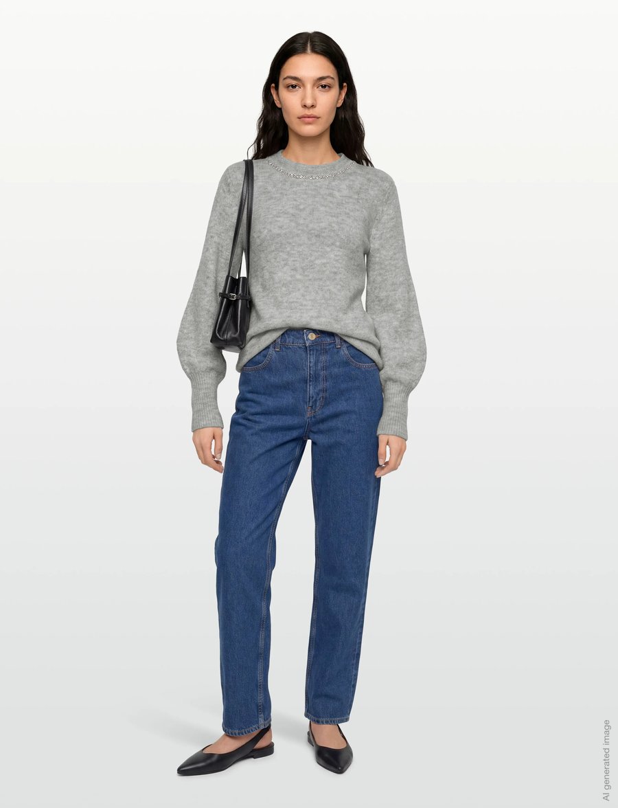 Copenhagen Muse - CMIBRA-PULLOVER - pullover - light grey melange - 0